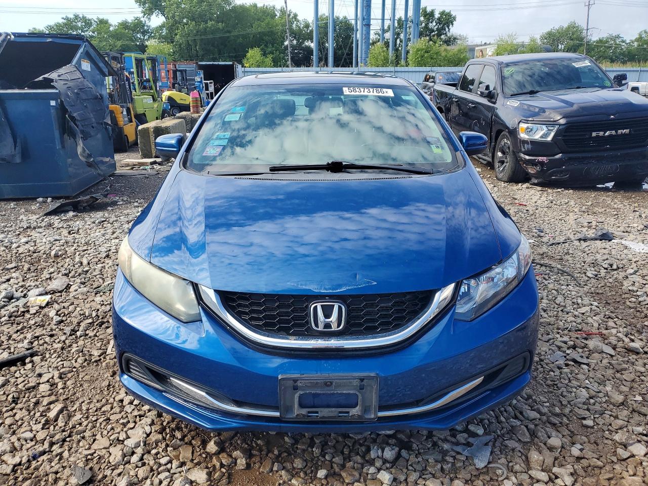 2014 Honda Civic Ex Blue vin: 2HGFB2F84EH537309