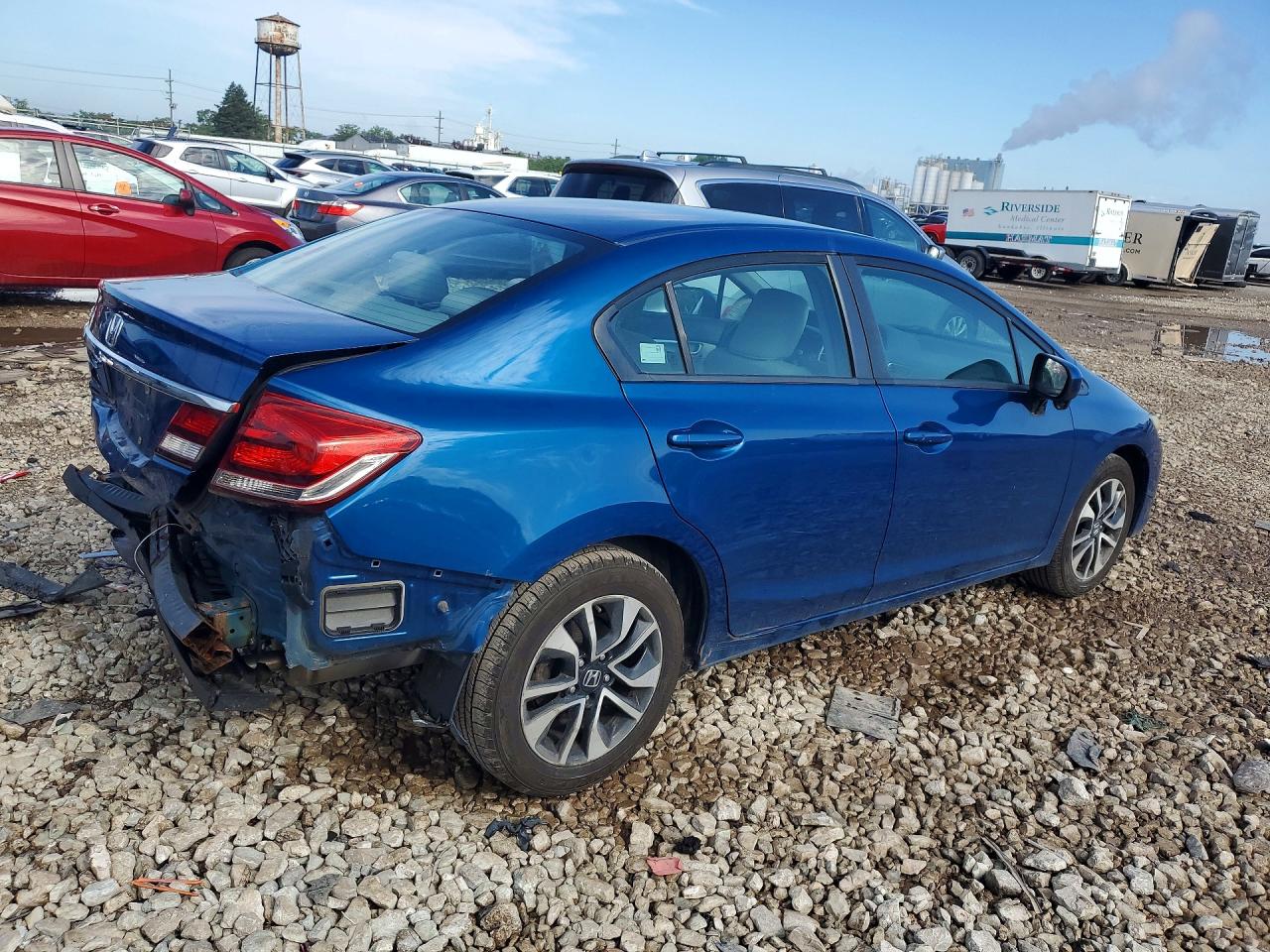 2014 Honda Civic Ex Blue vin: 2HGFB2F84EH537309