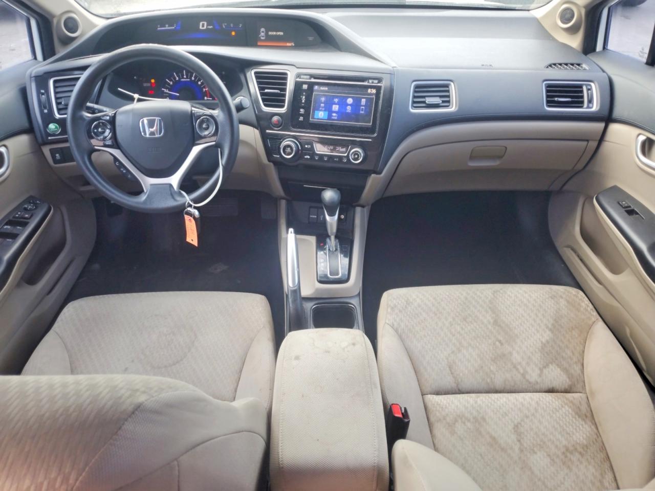 2014 Honda Civic Ex White vin: 2HGFB2F84EH537942