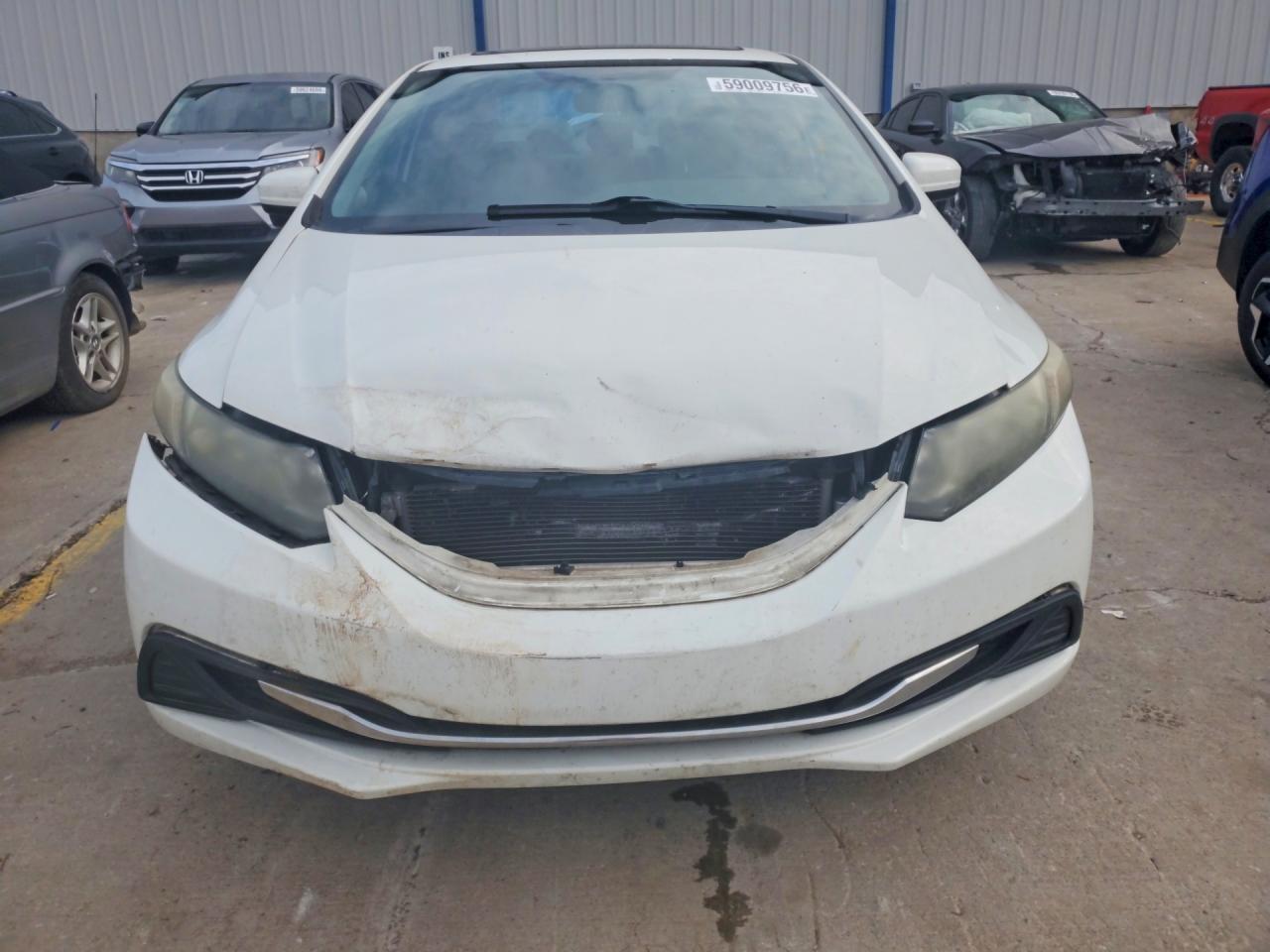 2014 Honda Civic Ex White vin: 2HGFB2F84EH537942