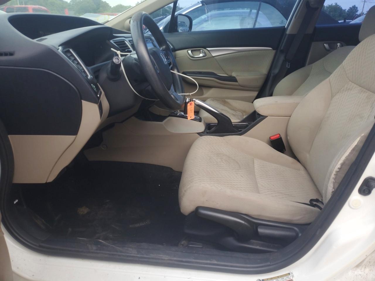 2014 Honda Civic Ex White vin: 2HGFB2F84EH537942