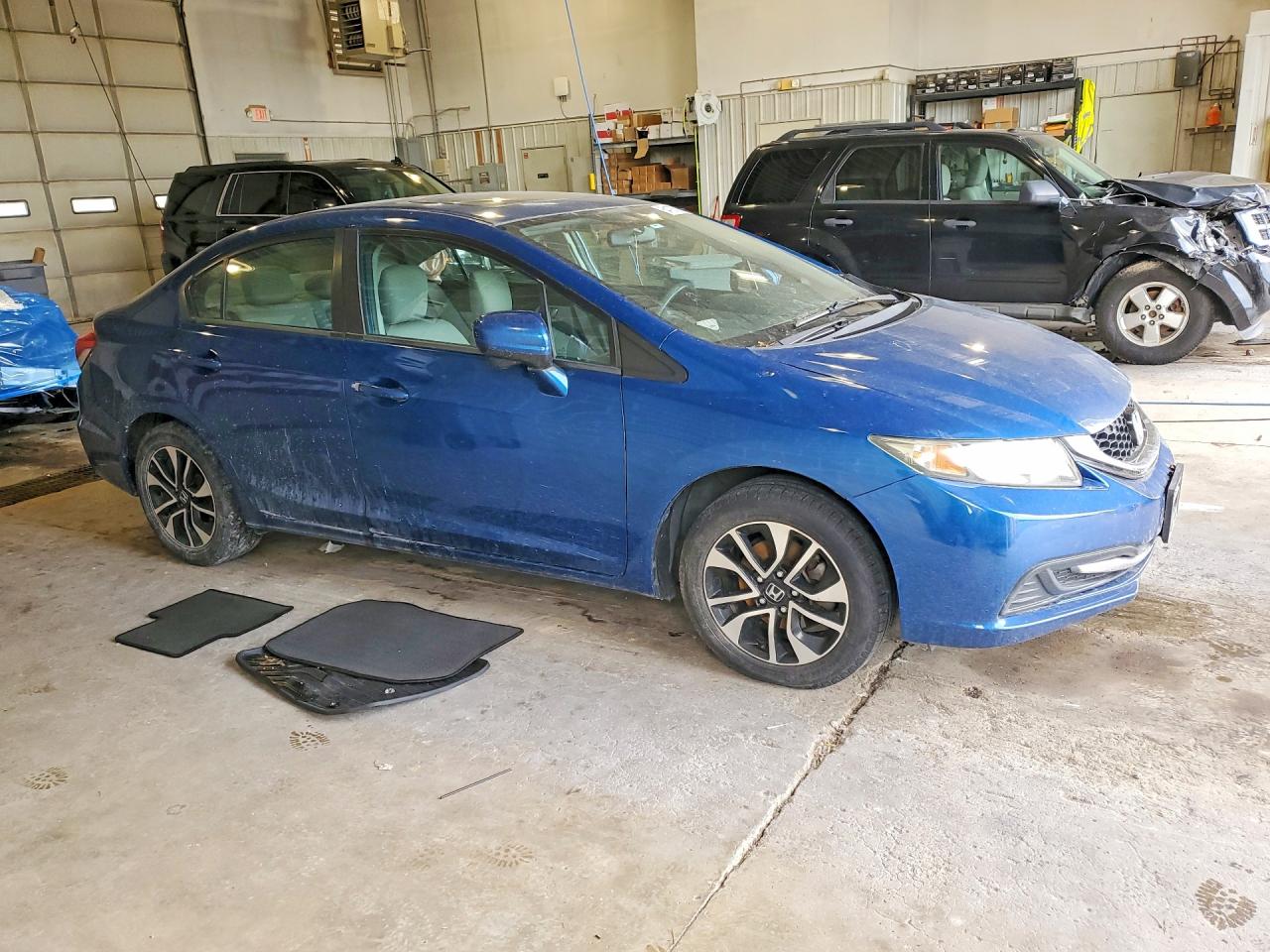 2014 Honda Civic Ex Blue vin: 2HGFB2F84EH544289