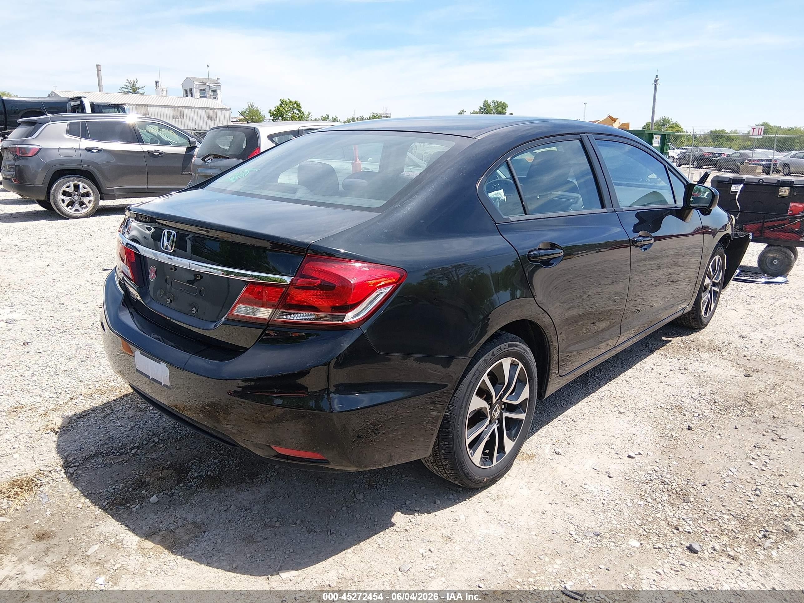 2014 Honda Civic Ex Black vin: 2HGFB2F84EH545975