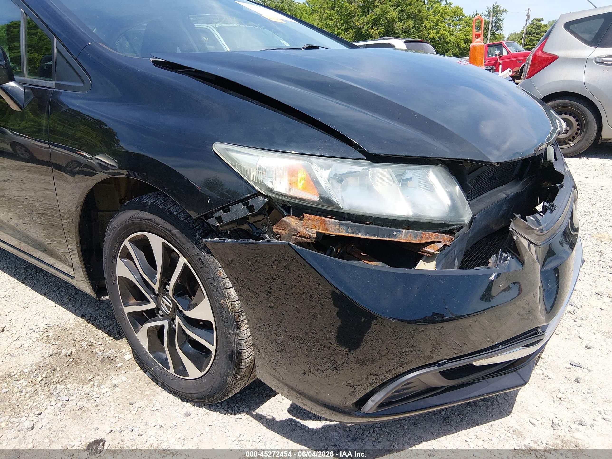 2014 Honda Civic Ex Black vin: 2HGFB2F84EH545975