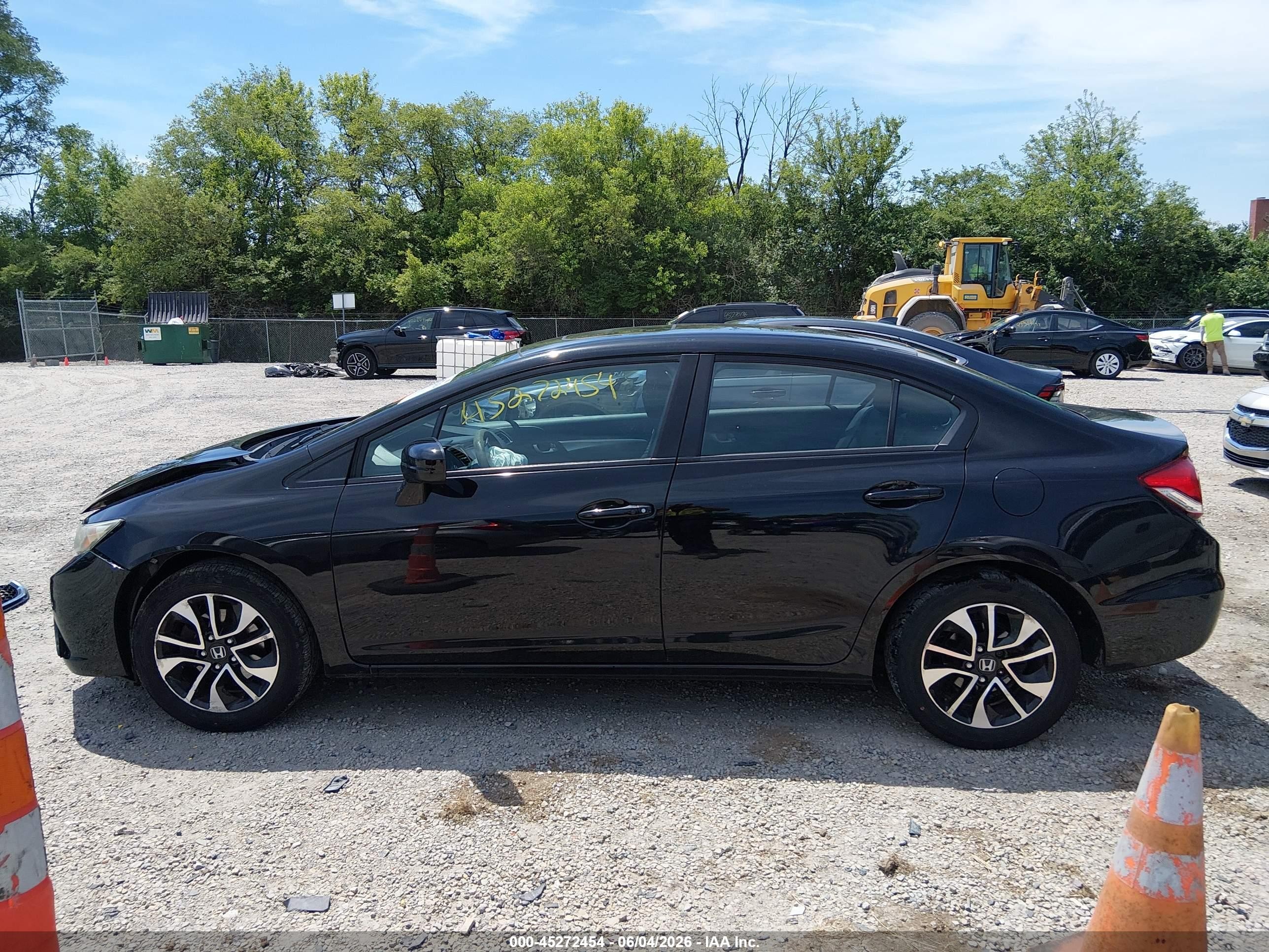 2014 Honda Civic Ex Black vin: 2HGFB2F84EH545975