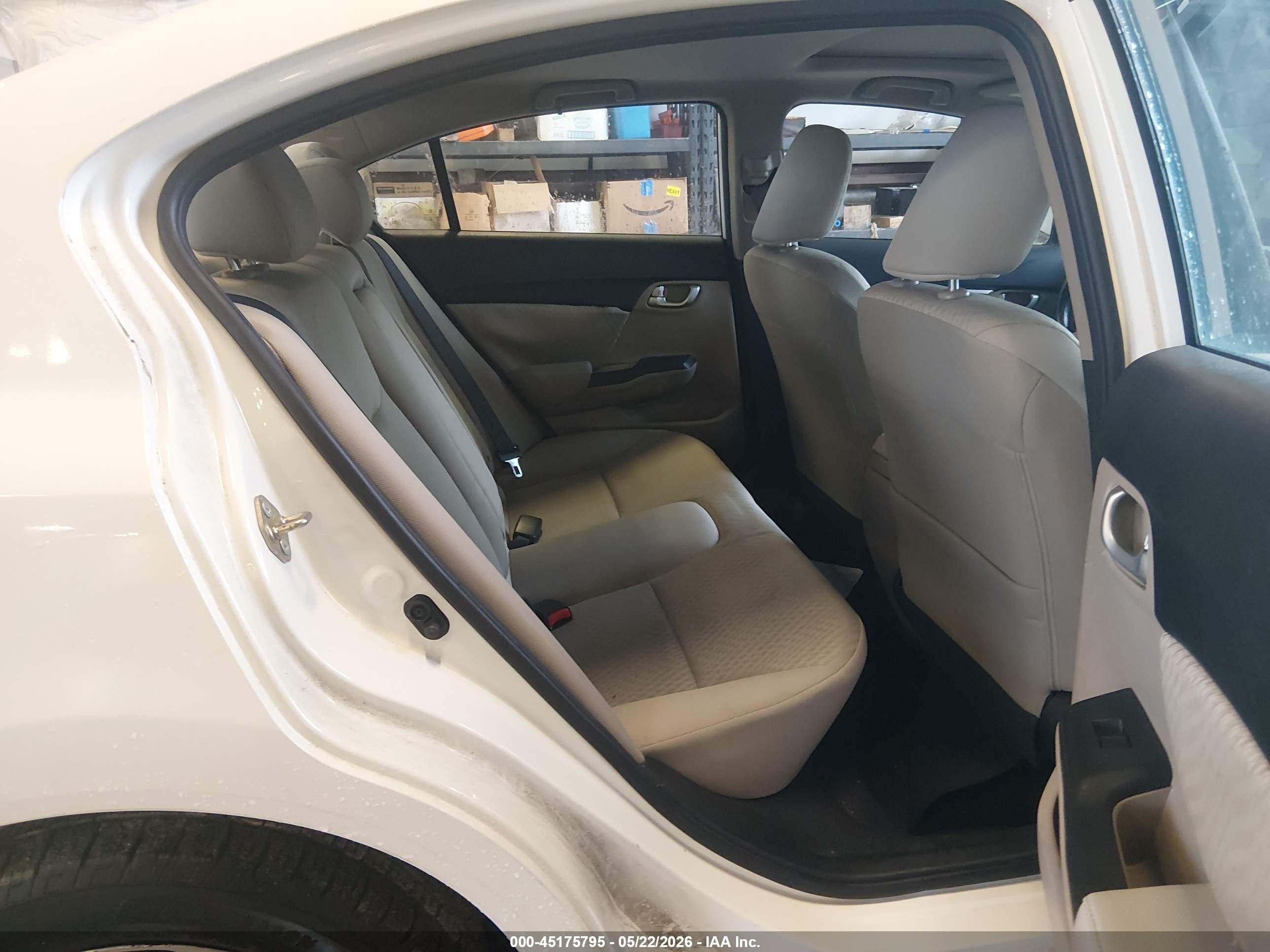 2014 Honda Civic Ex White vin: 2HGFB2F84EH550156