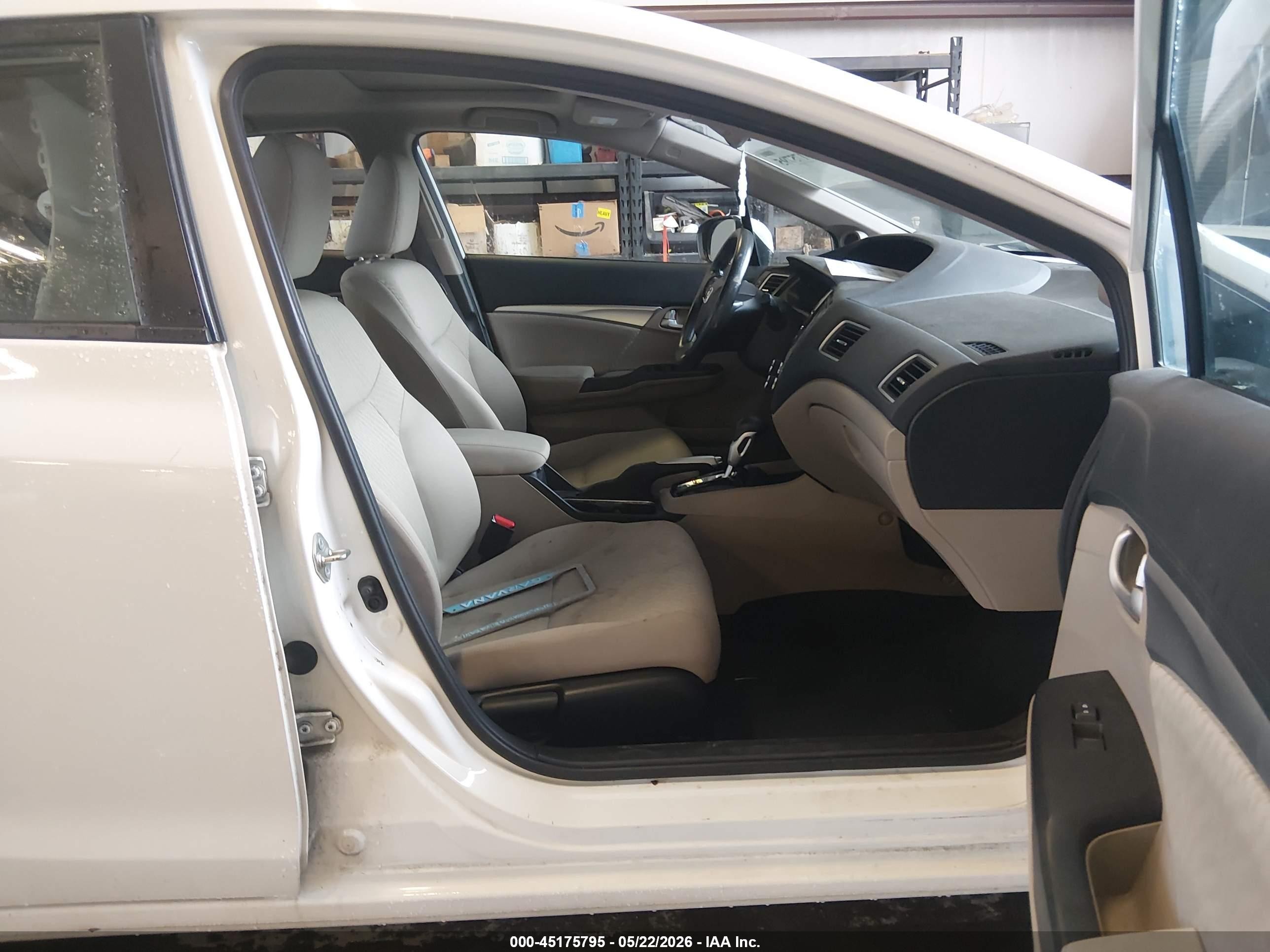 2014 Honda Civic Ex White vin: 2HGFB2F84EH550156