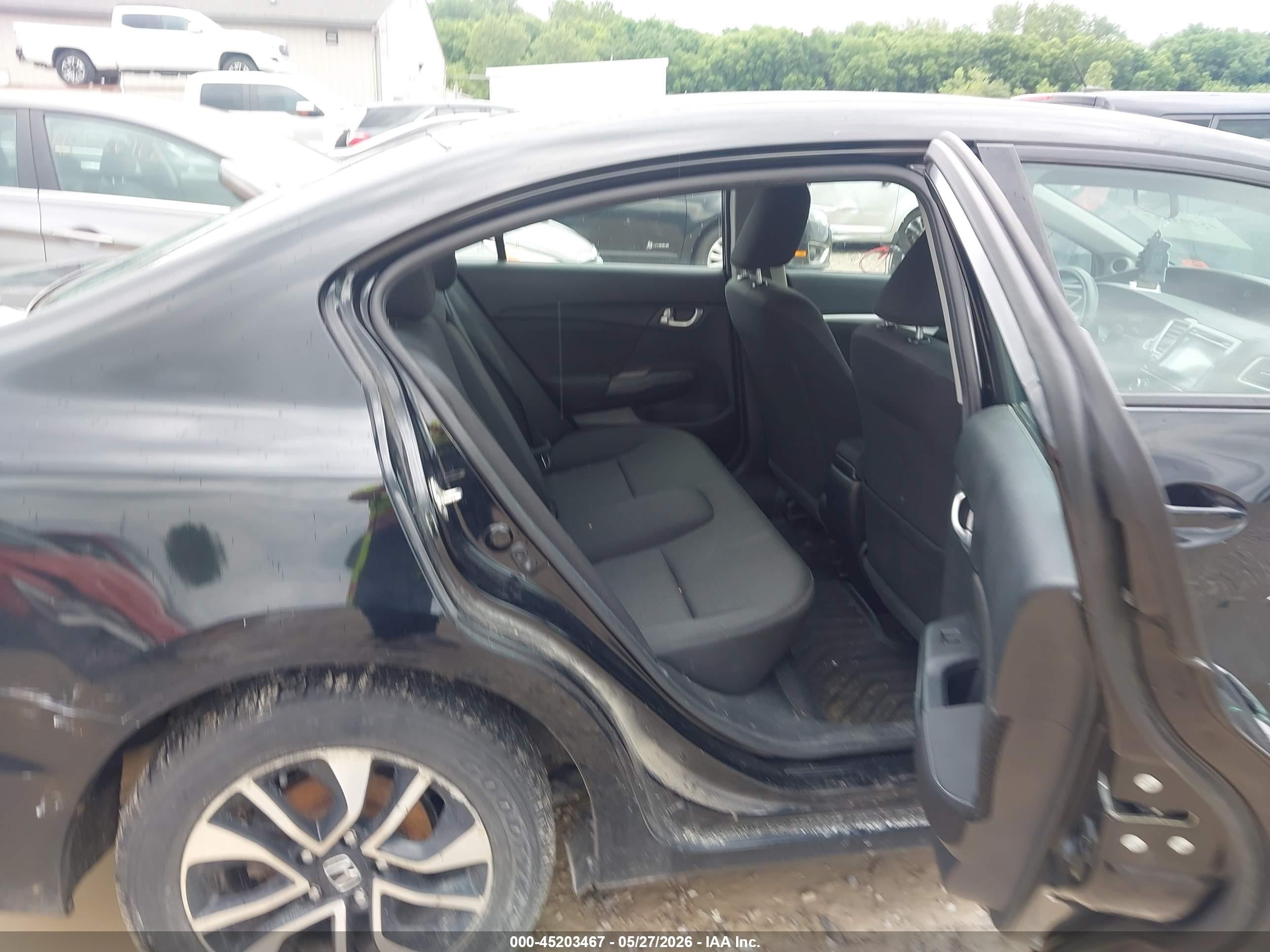 2014 Honda Civic Ex Black vin: 2HGFB2F84EH551694