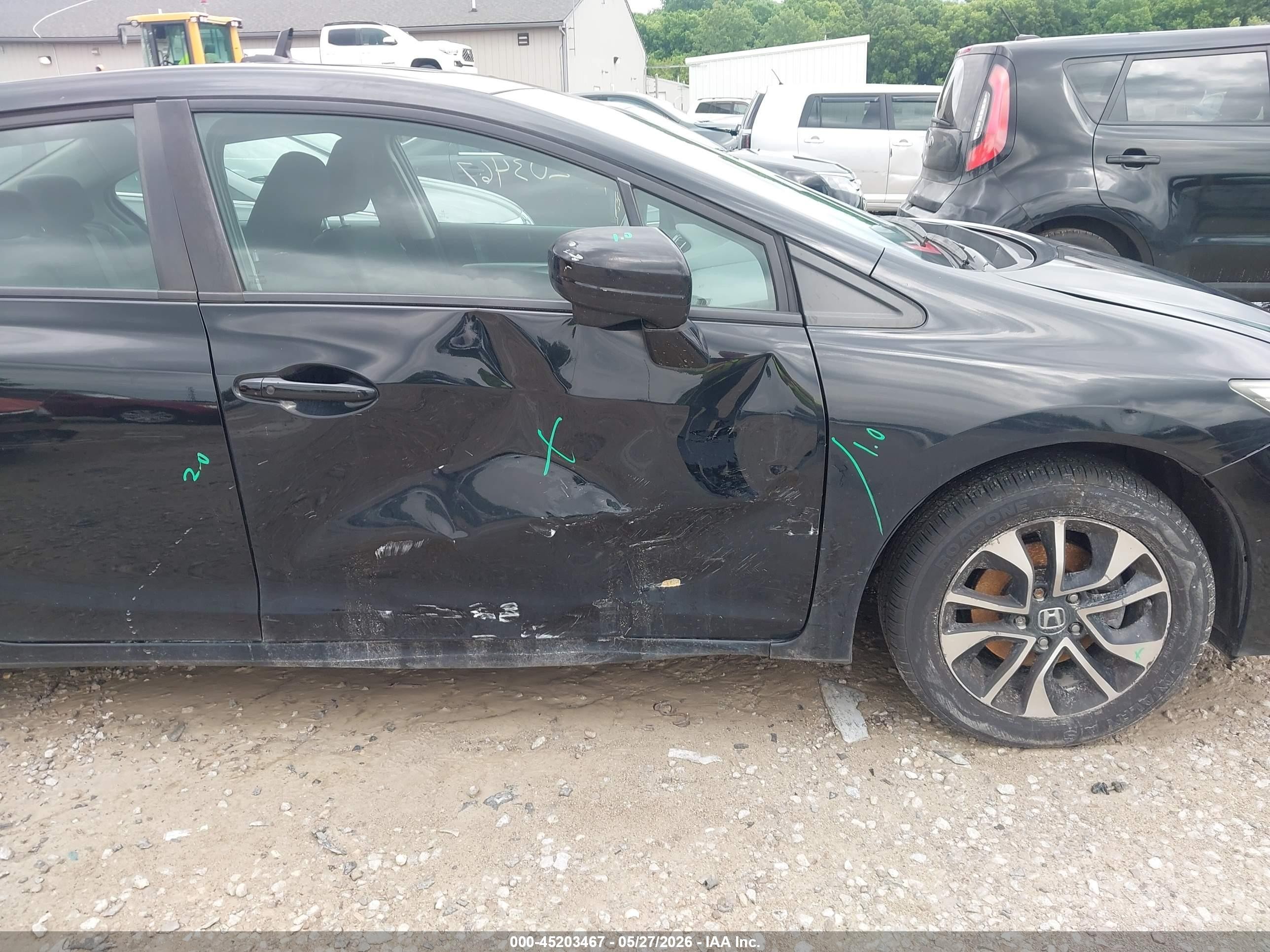 2014 Honda Civic Ex Black vin: 2HGFB2F84EH551694