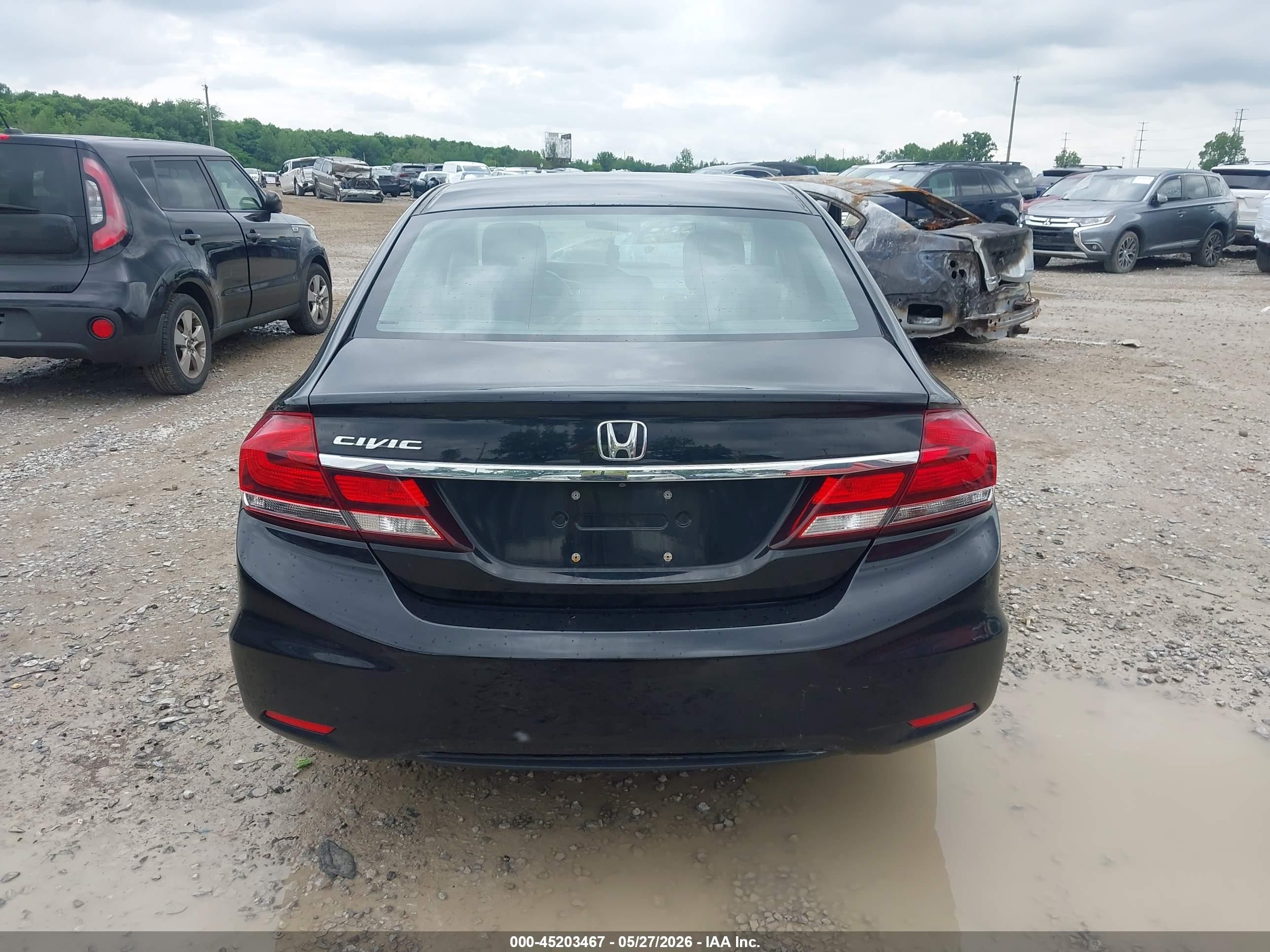 2014 Honda Civic Ex Black vin: 2HGFB2F84EH551694
