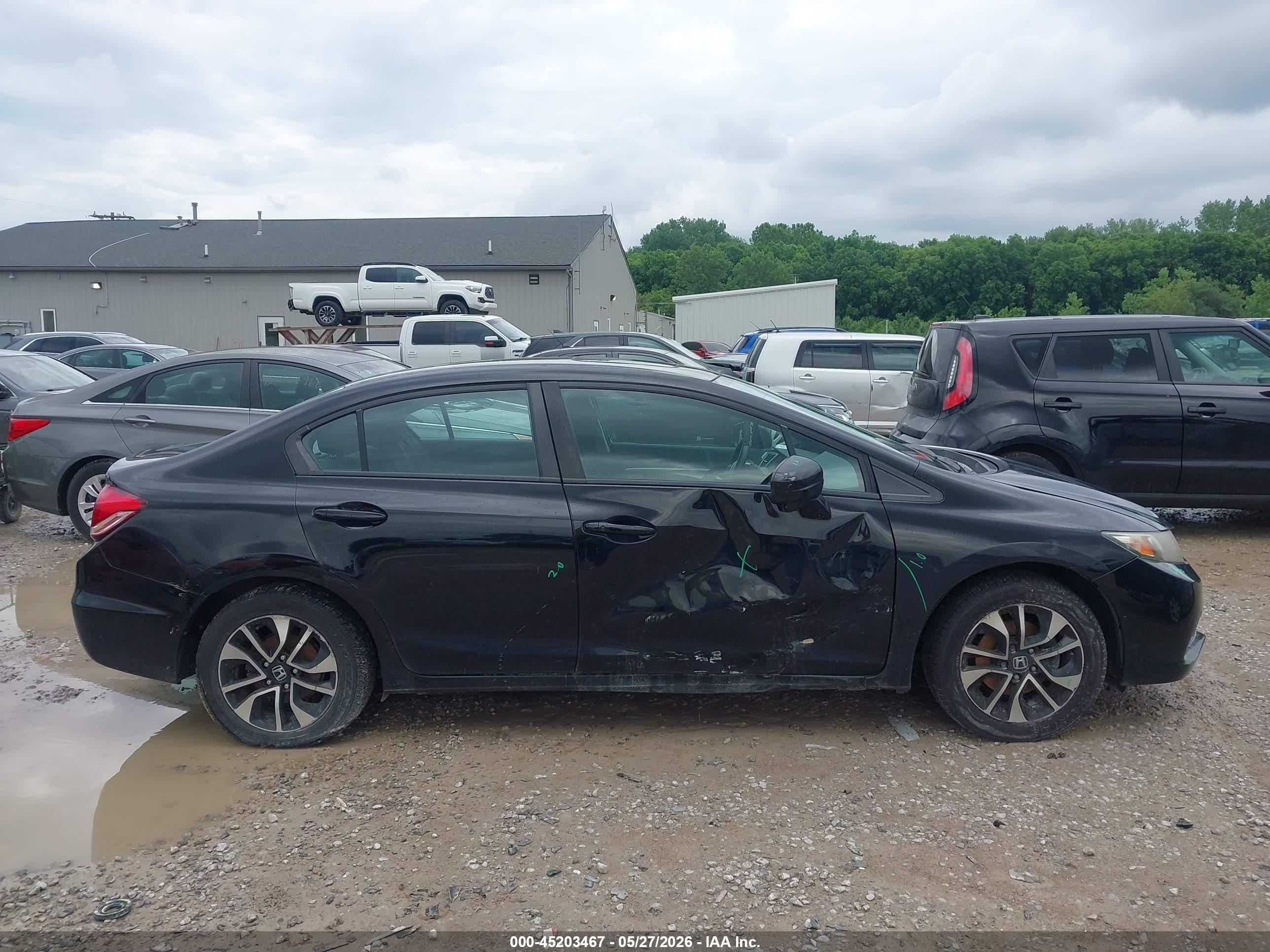 2014 Honda Civic Ex Black vin: 2HGFB2F84EH551694