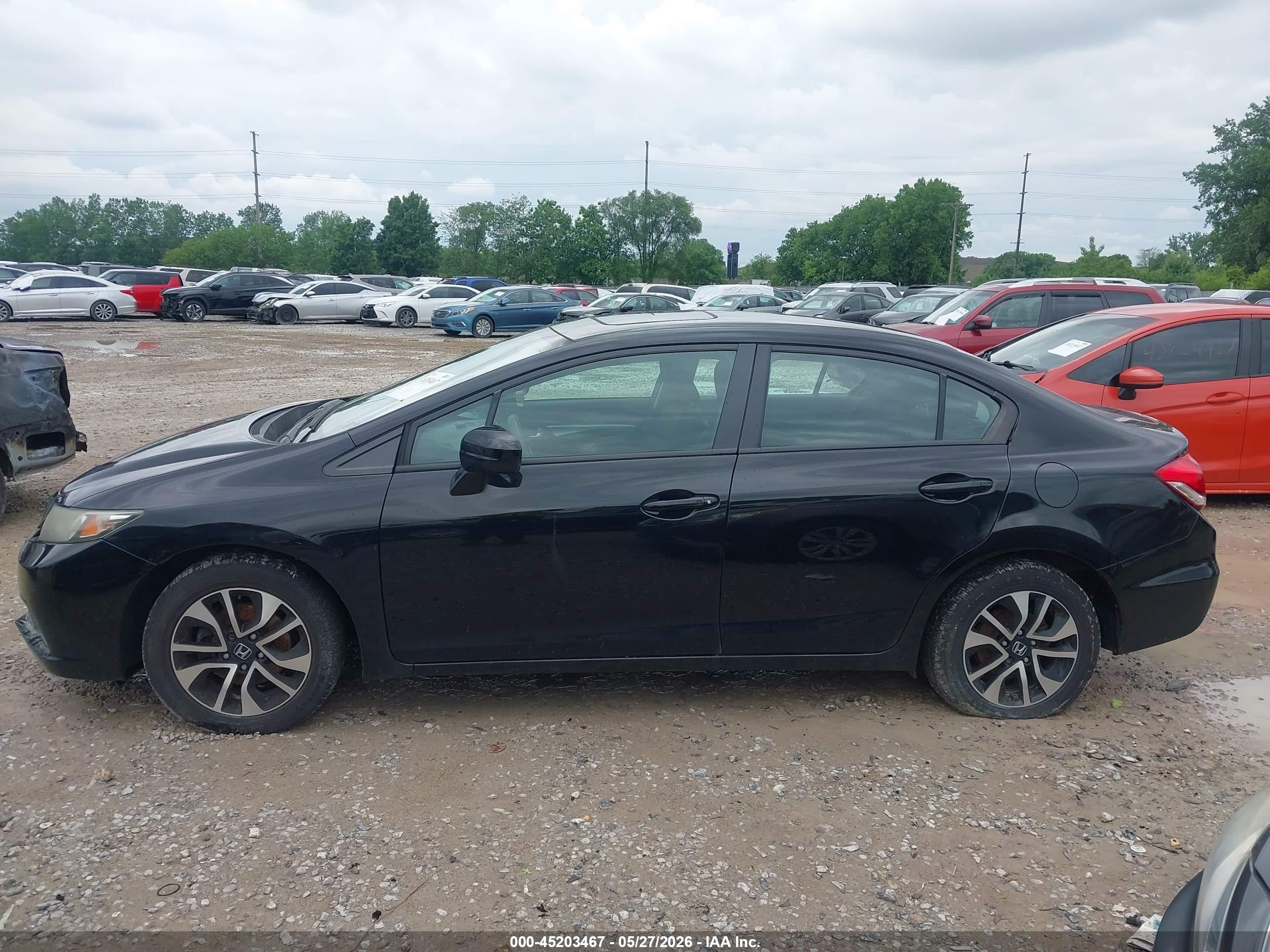 2014 Honda Civic Ex Black vin: 2HGFB2F84EH551694
