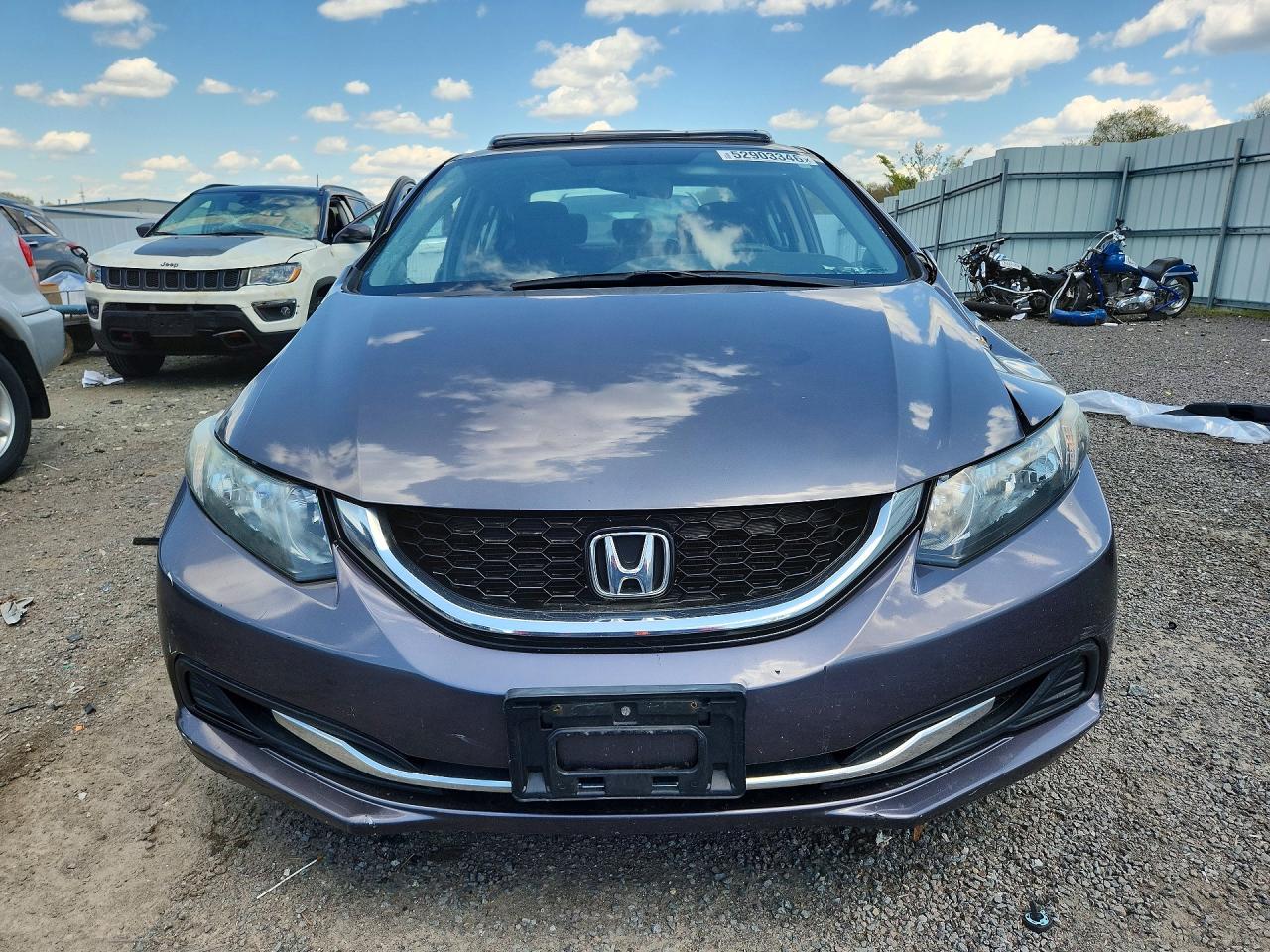 2014 Honda Civic Ex Gray vin: 2HGFB2F84EH556488