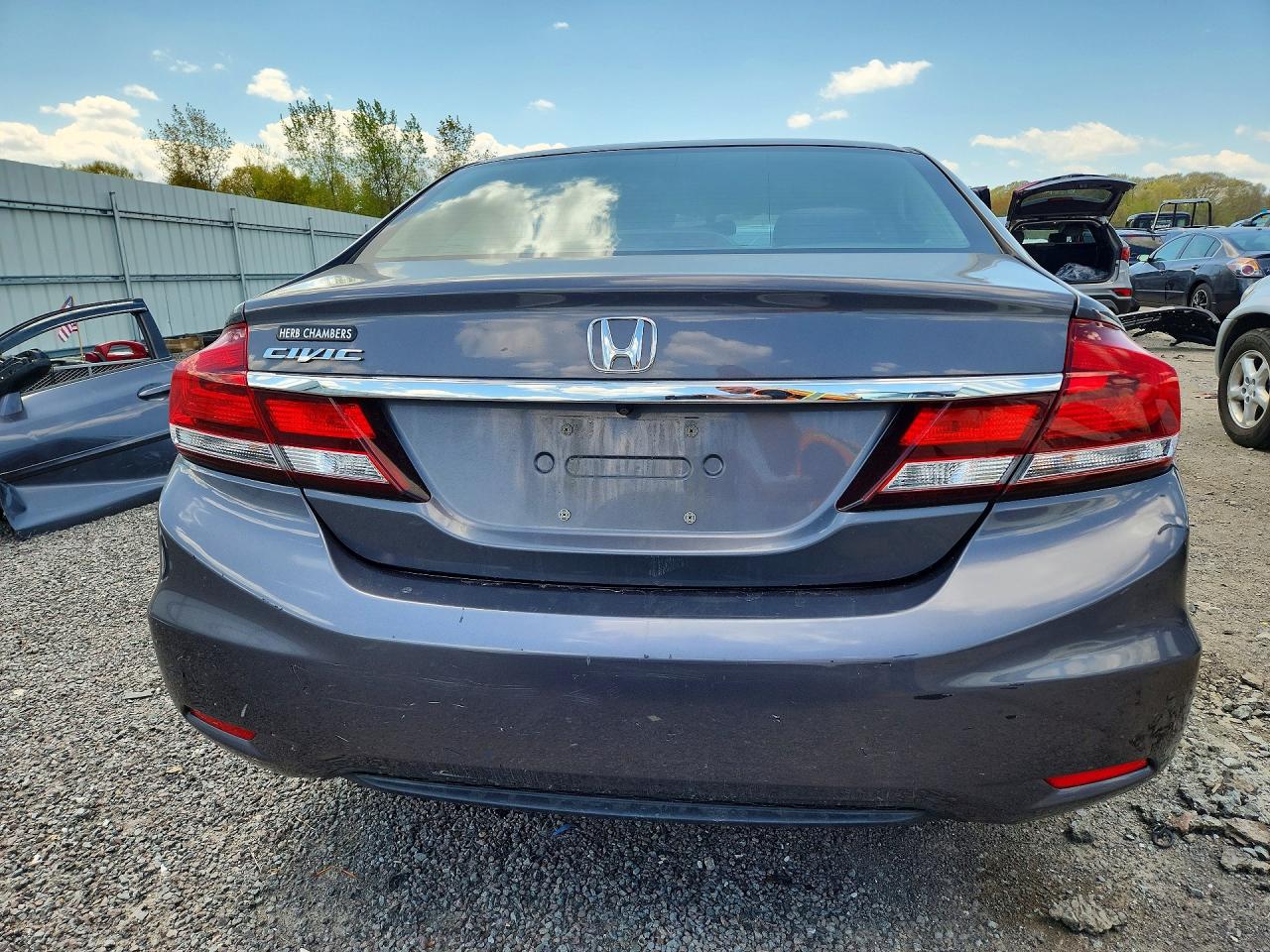 2014 Honda Civic Ex Gray vin: 2HGFB2F84EH556488