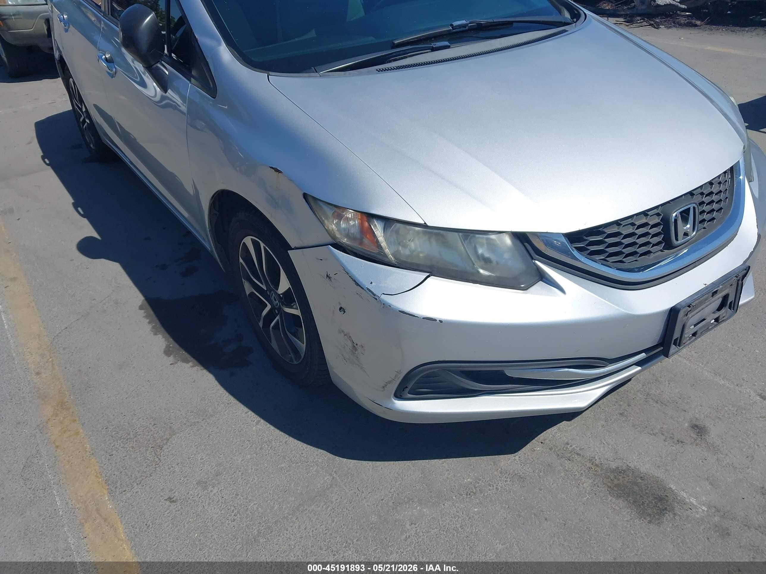 2015 Honda Civic Ex Silver vin: 2HGFB2F84FH520172