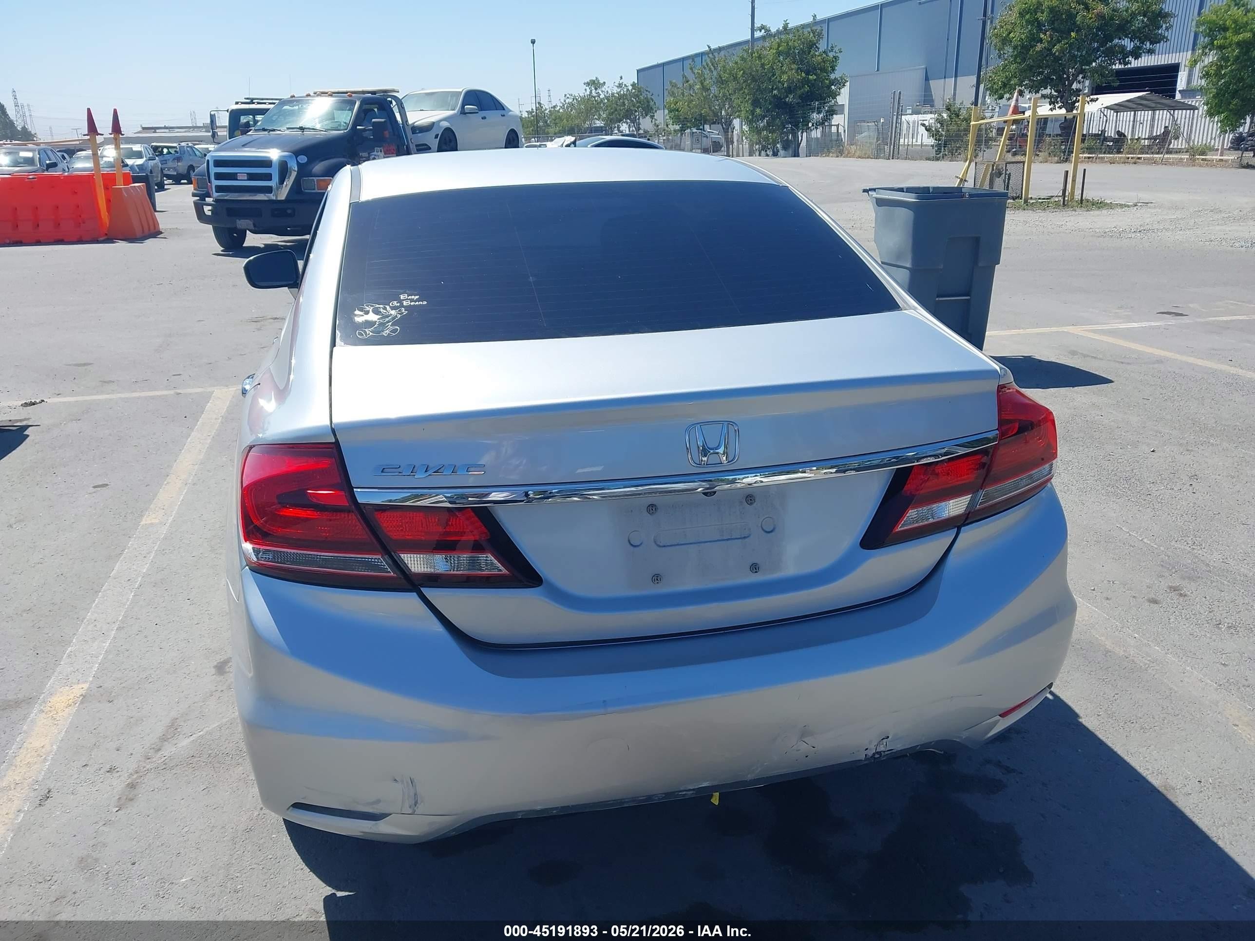 2015 Honda Civic Ex Silver vin: 2HGFB2F84FH520172