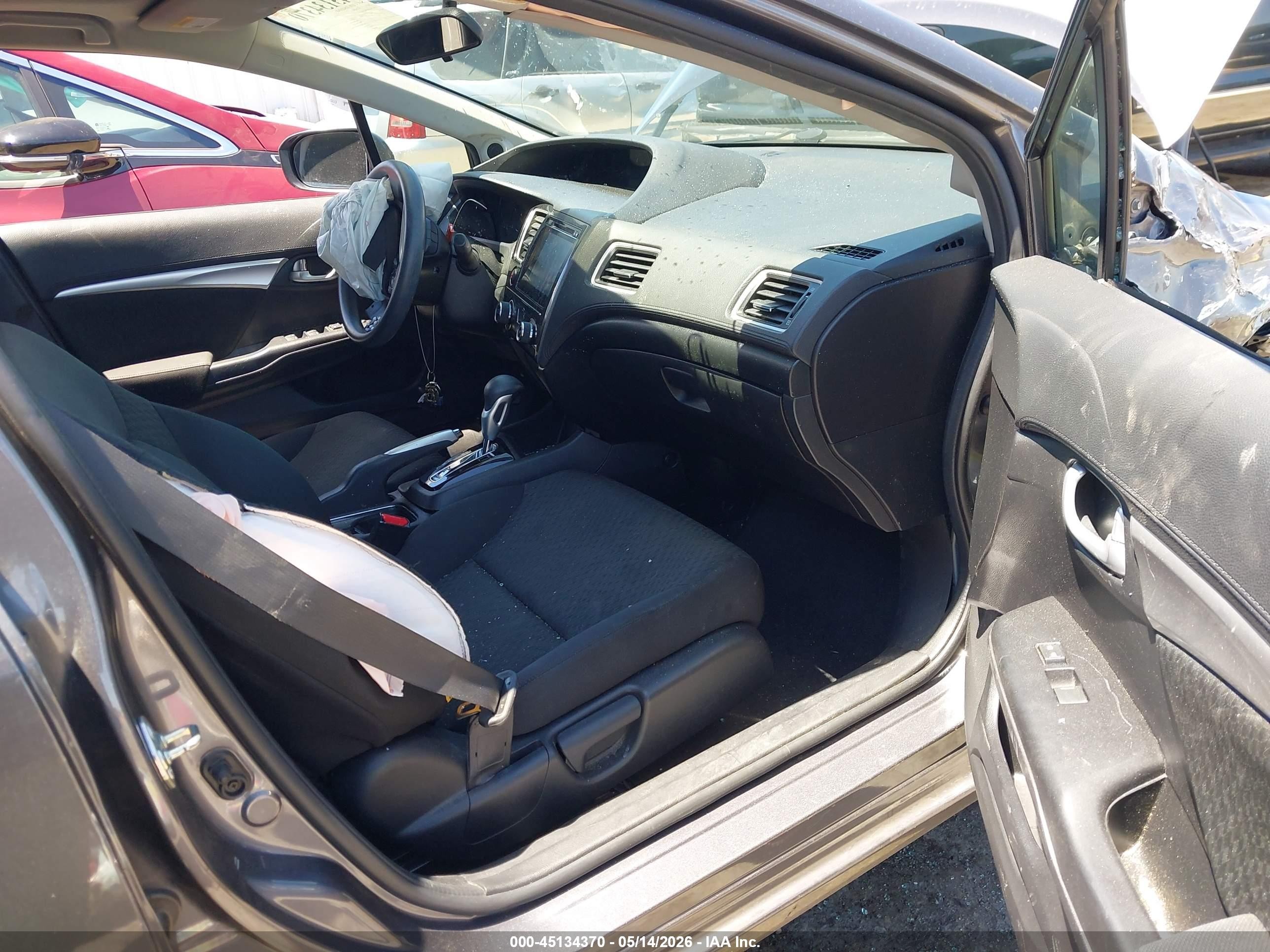 2015 Honda Civic Ex Gray vin: 2HGFB2F84FH535030