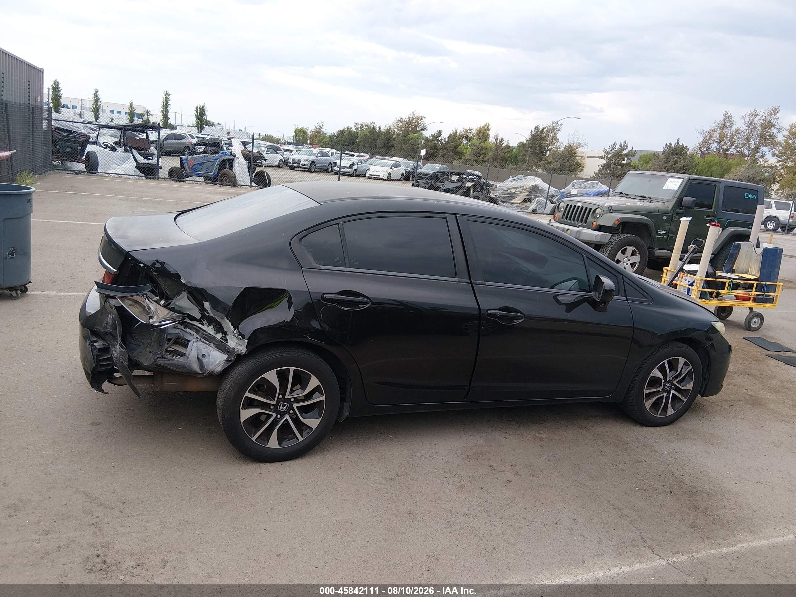 2015 Honda Civic Ex Black vin: 2HGFB2F84FH540843