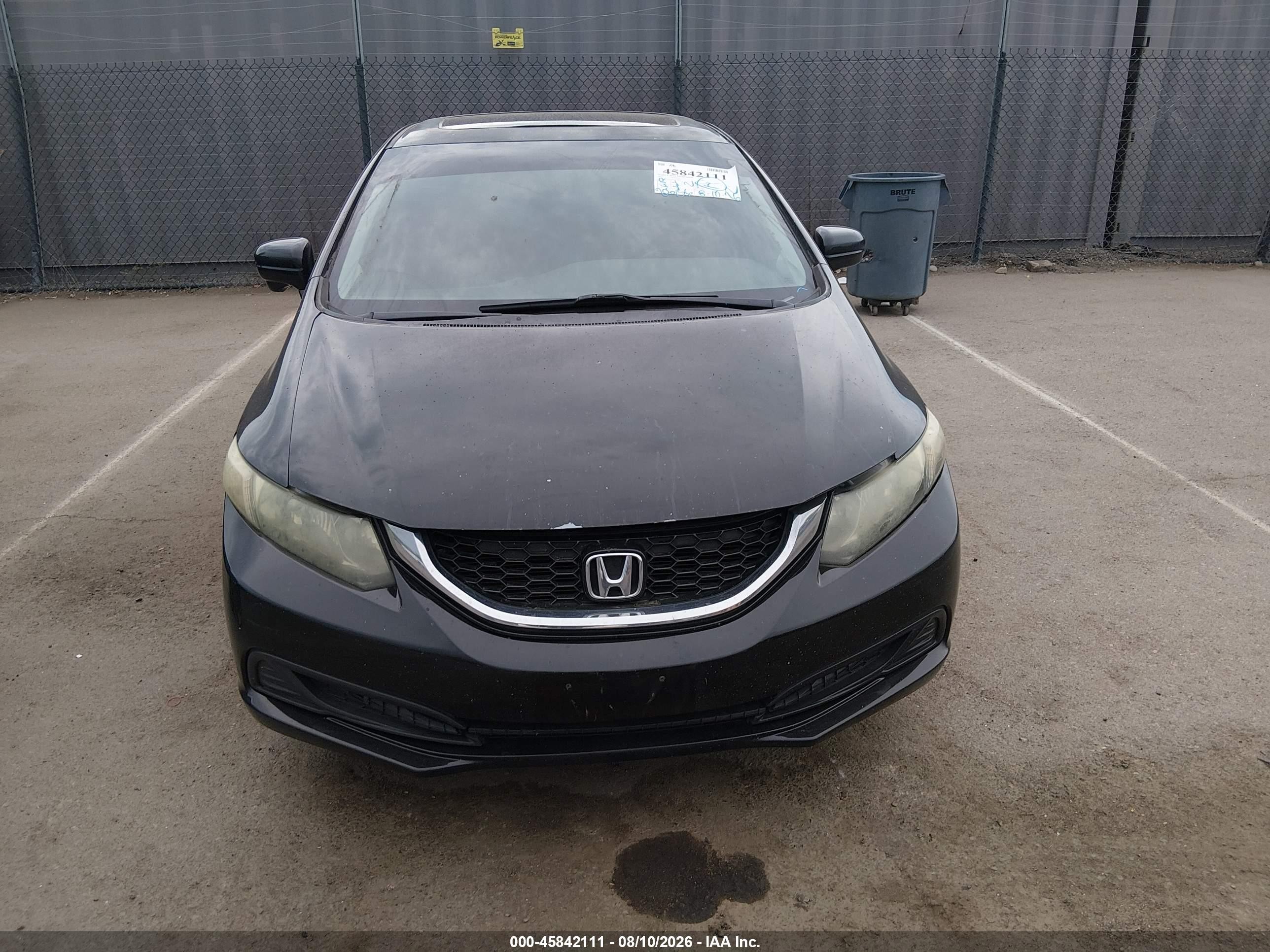 2015 Honda Civic Ex Black vin: 2HGFB2F84FH540843