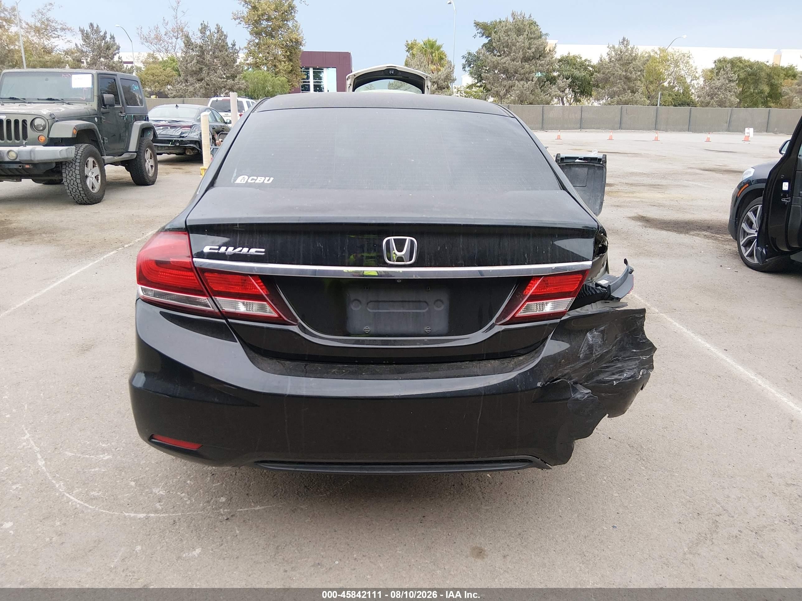 2015 Honda Civic Ex Black vin: 2HGFB2F84FH540843