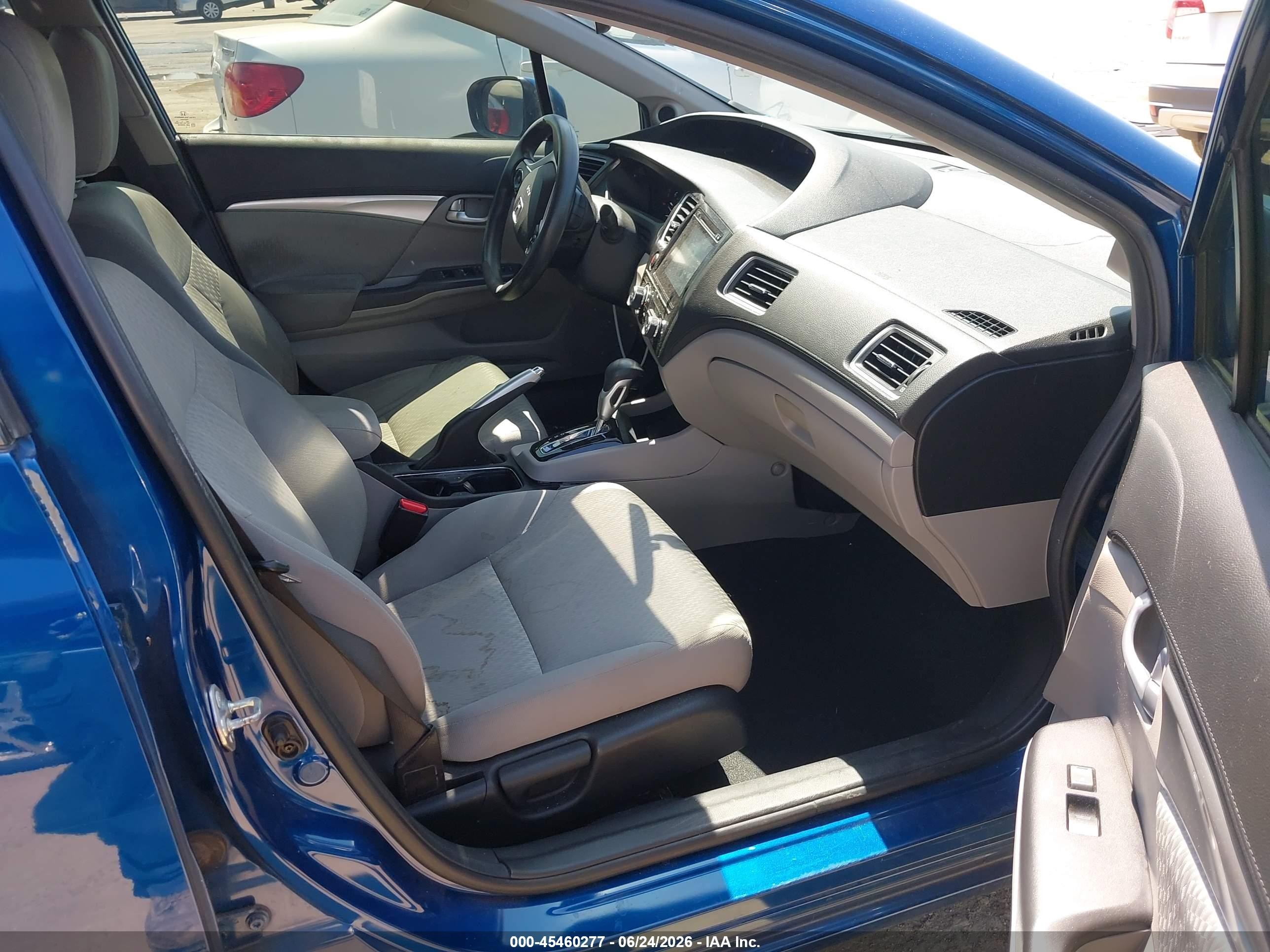 2015 Honda Civic Ex Blue vin: 2HGFB2F84FH544603