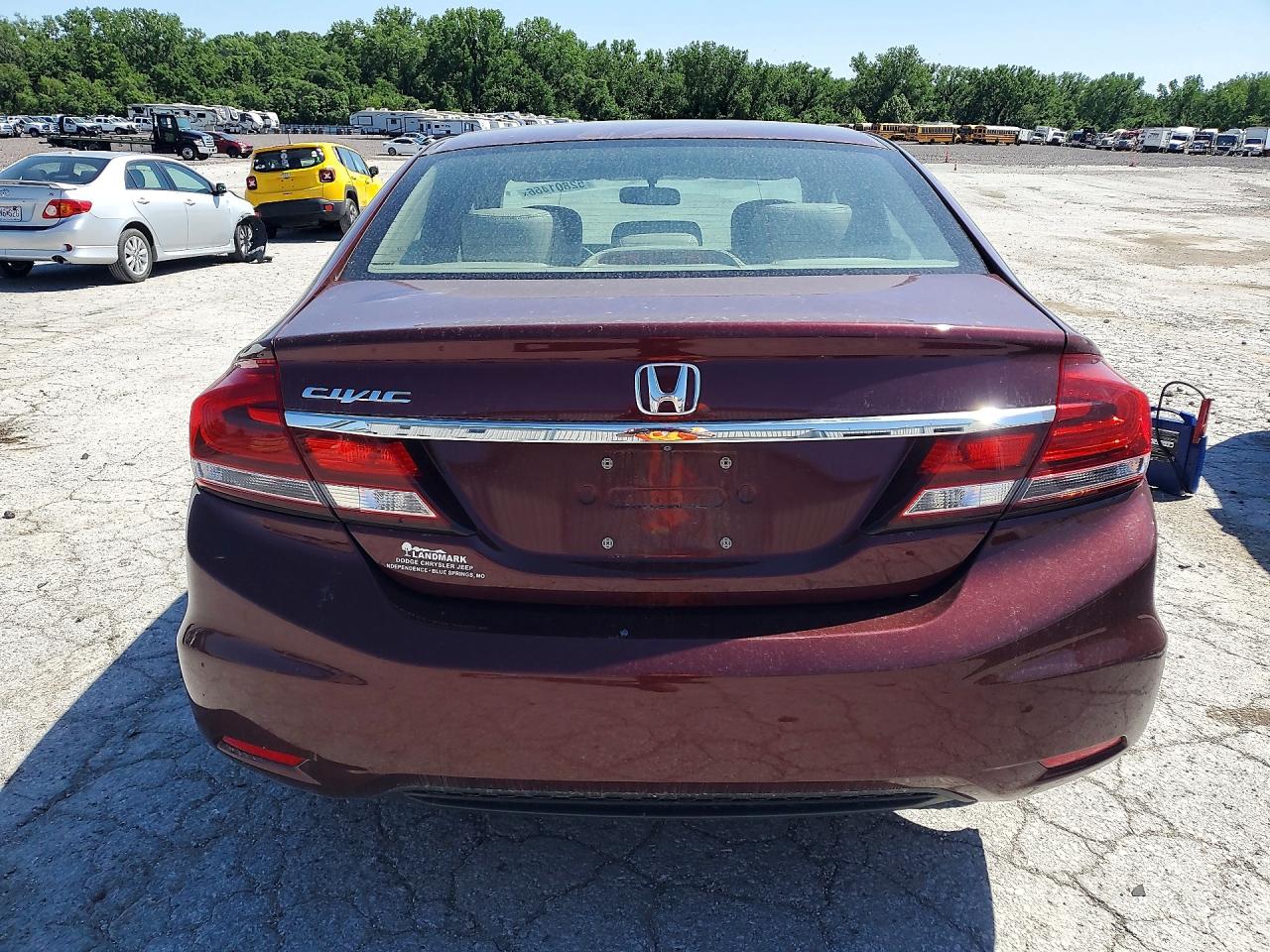 2015 Honda Civic Ex Burgundy vin: 2HGFB2F84FH554662