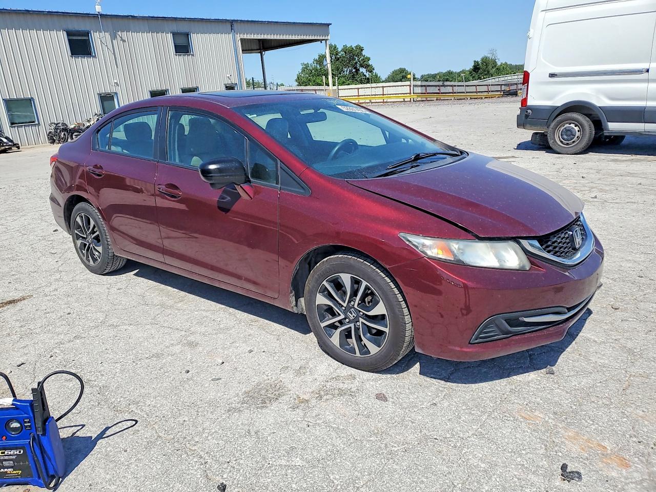 2015 Honda Civic Ex Burgundy vin: 2HGFB2F84FH554662