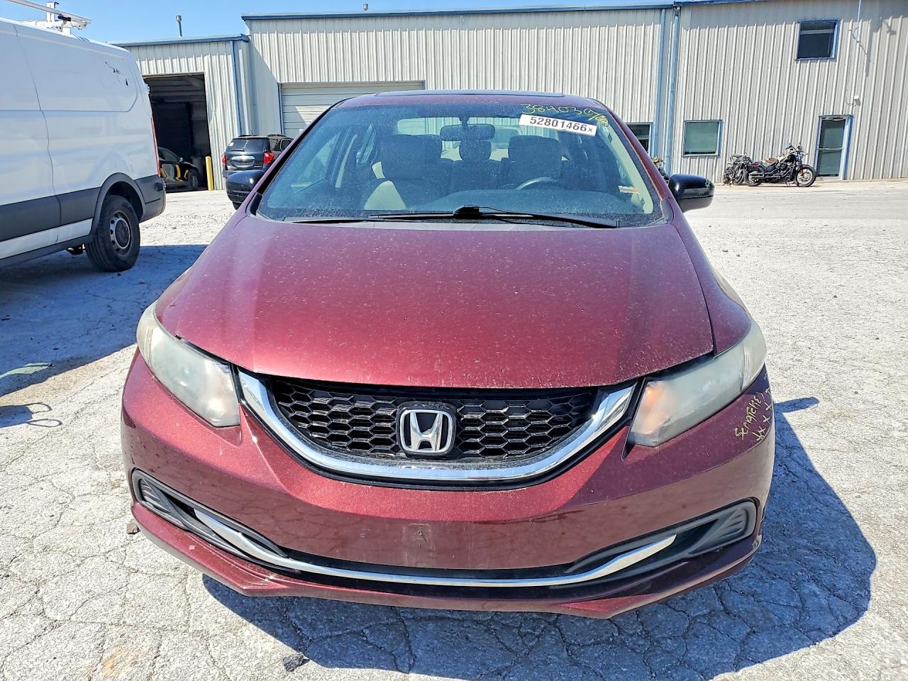 2015 Honda Civic Ex Burgundy vin: 2HGFB2F84FH554662