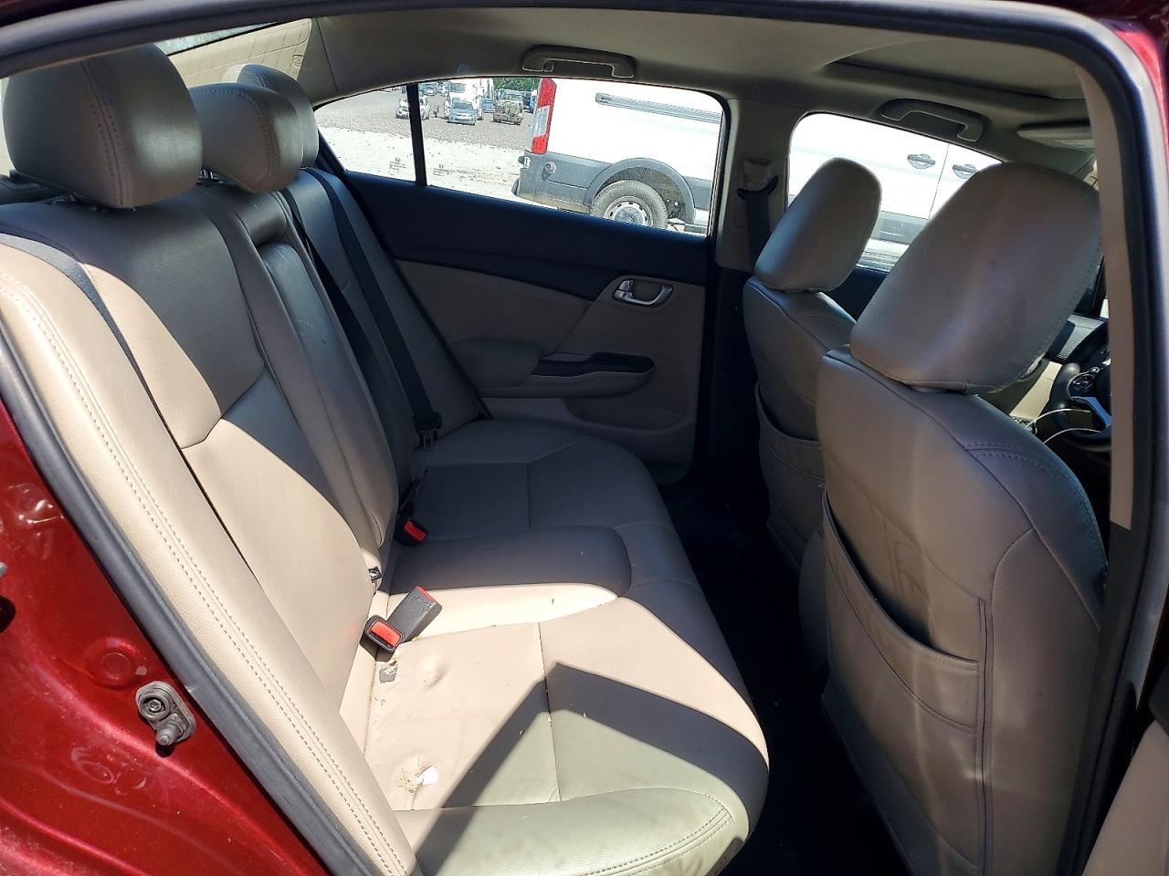 2015 Honda Civic Ex Burgundy vin: 2HGFB2F84FH554662