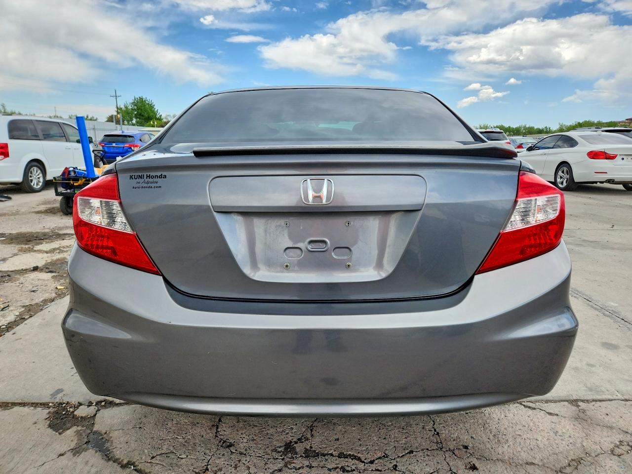 2012 Honda Civic Ex Gray vin: 2HGFB2F85CH302723