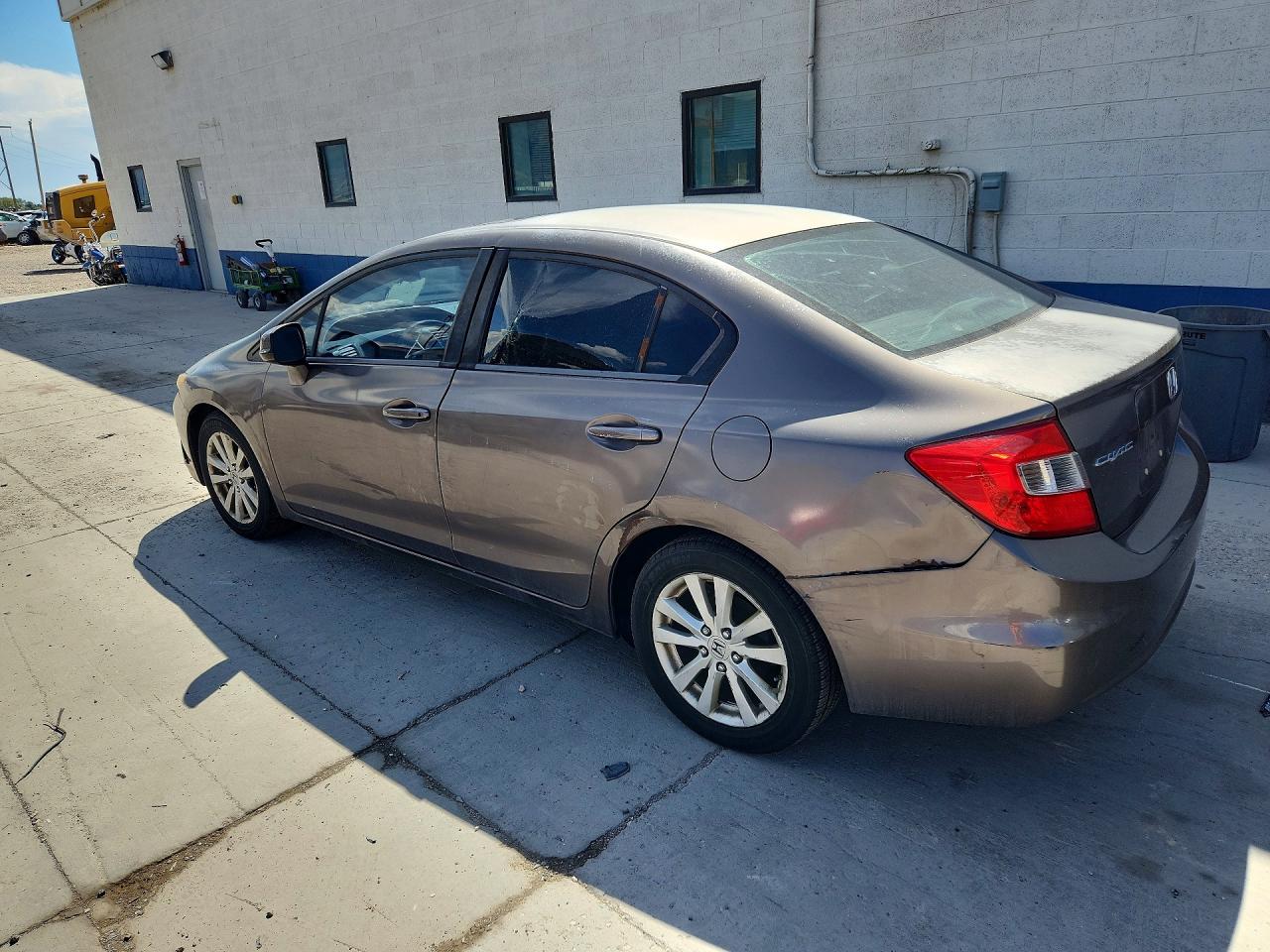 2012 Honda Civic Ex Beige vin: 2HGFB2F85CH557274