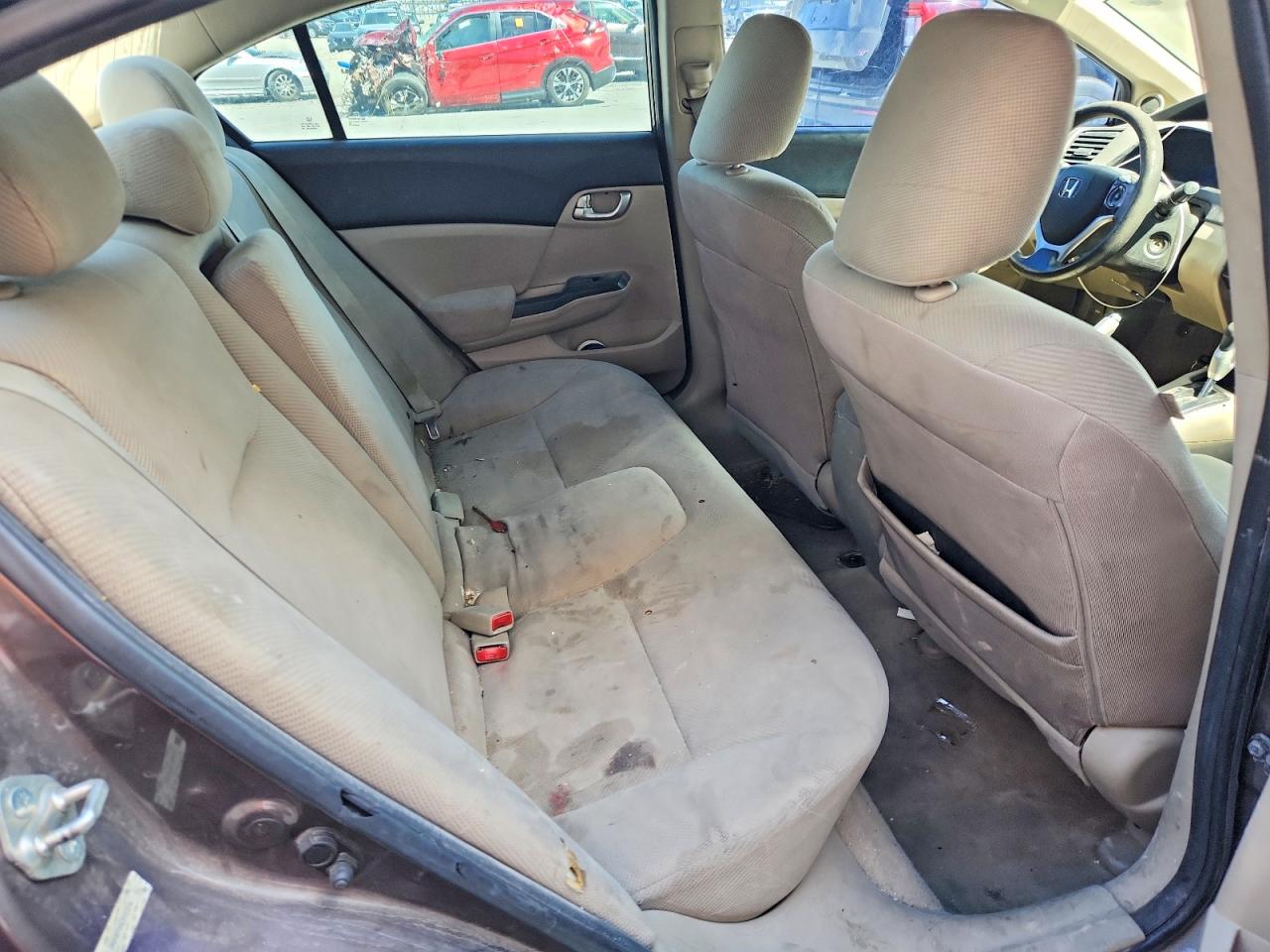 2012 Honda Civic Ex Beige vin: 2HGFB2F85CH557274