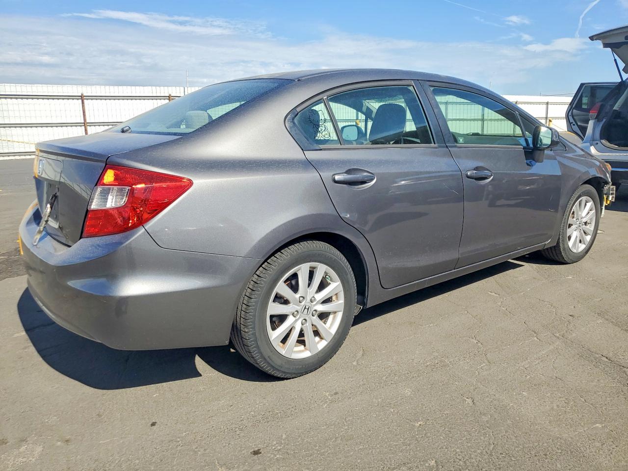 2012 Honda Civic Ex Gray vin: 2HGFB2F85CH612130