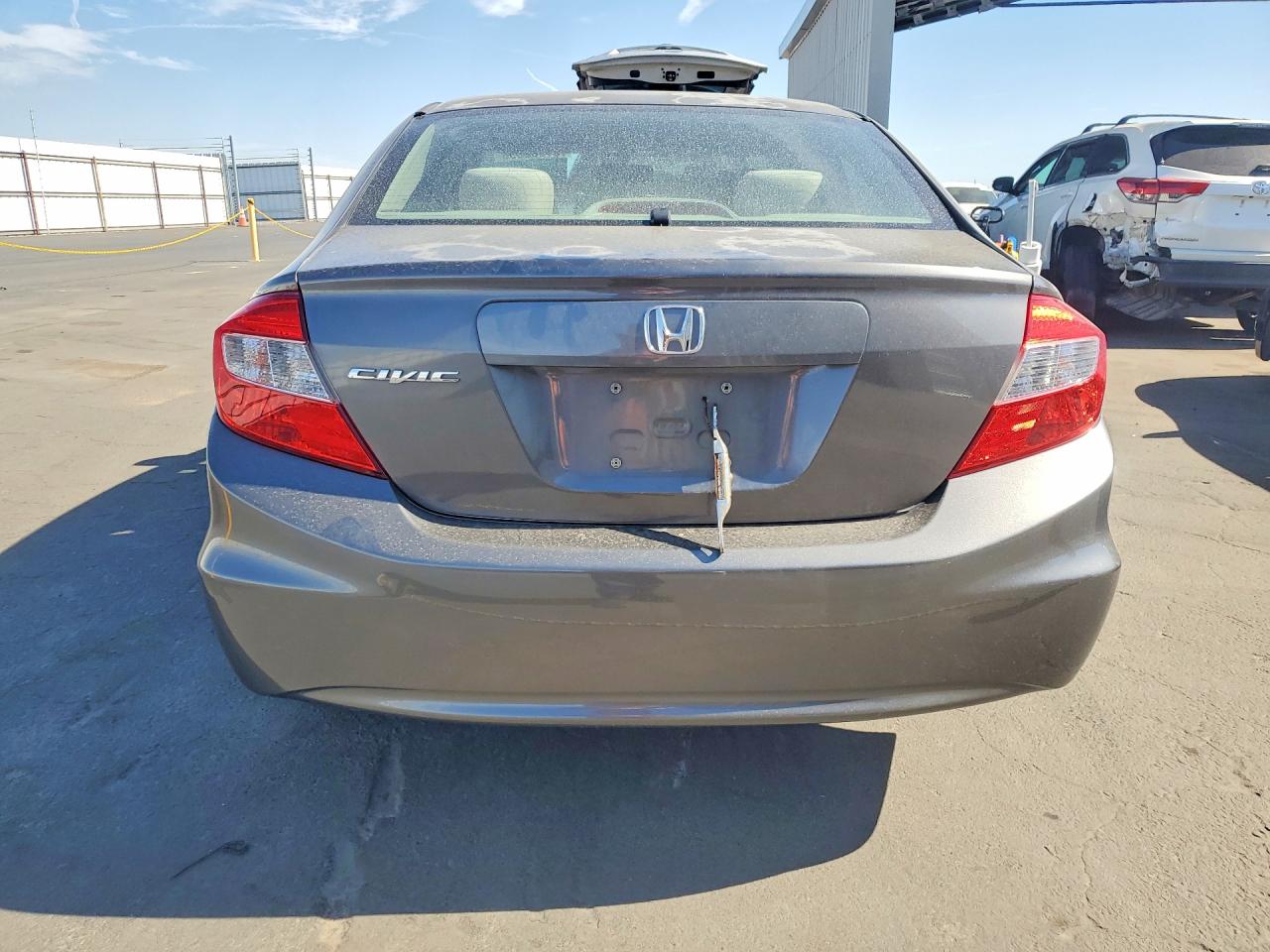 2012 Honda Civic Ex Gray vin: 2HGFB2F85CH612130