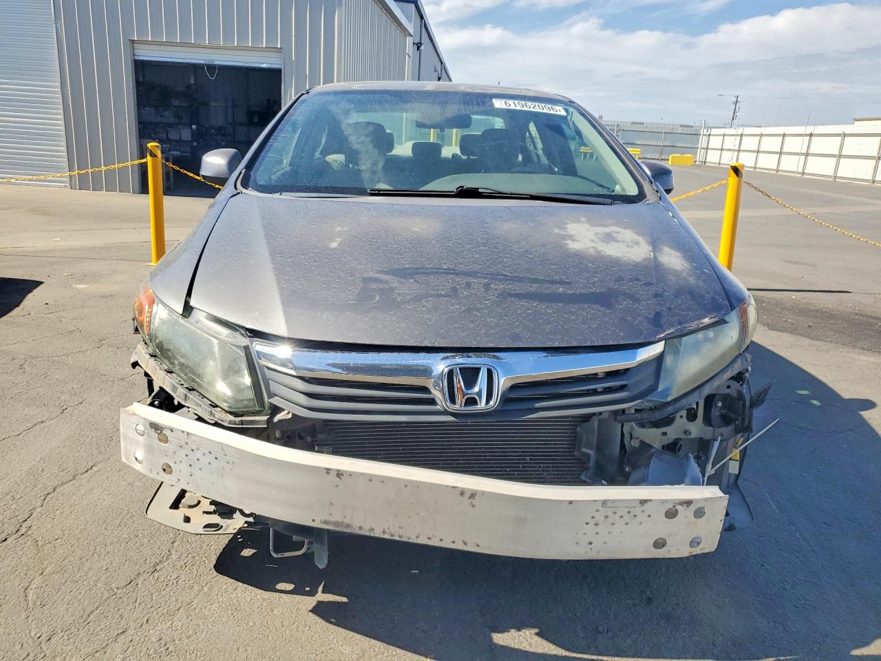 2012 Honda Civic Ex Gray vin: 2HGFB2F85CH612130