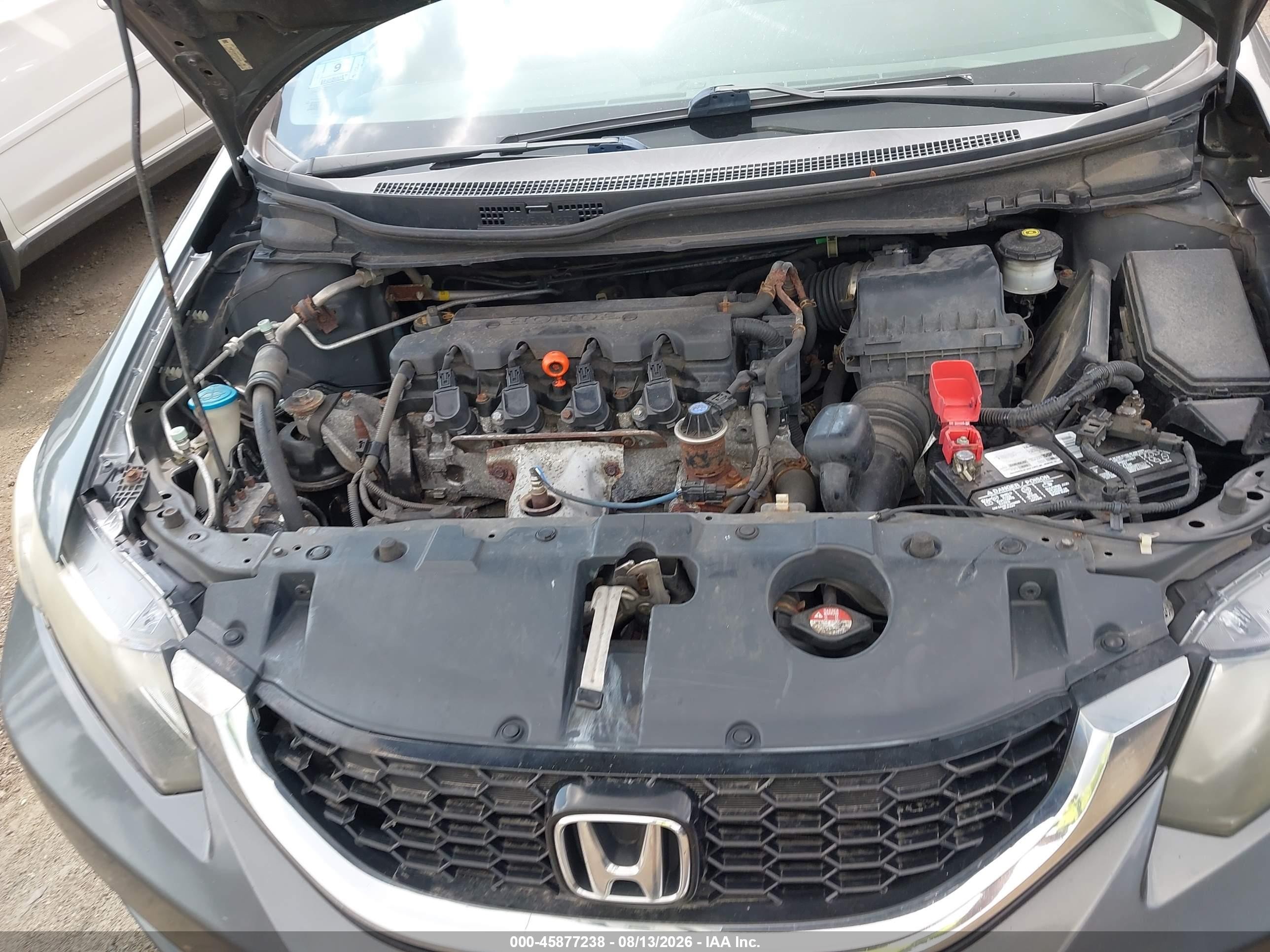 2013 Honda Civic Ex Gray vin: 2HGFB2F85DH534515