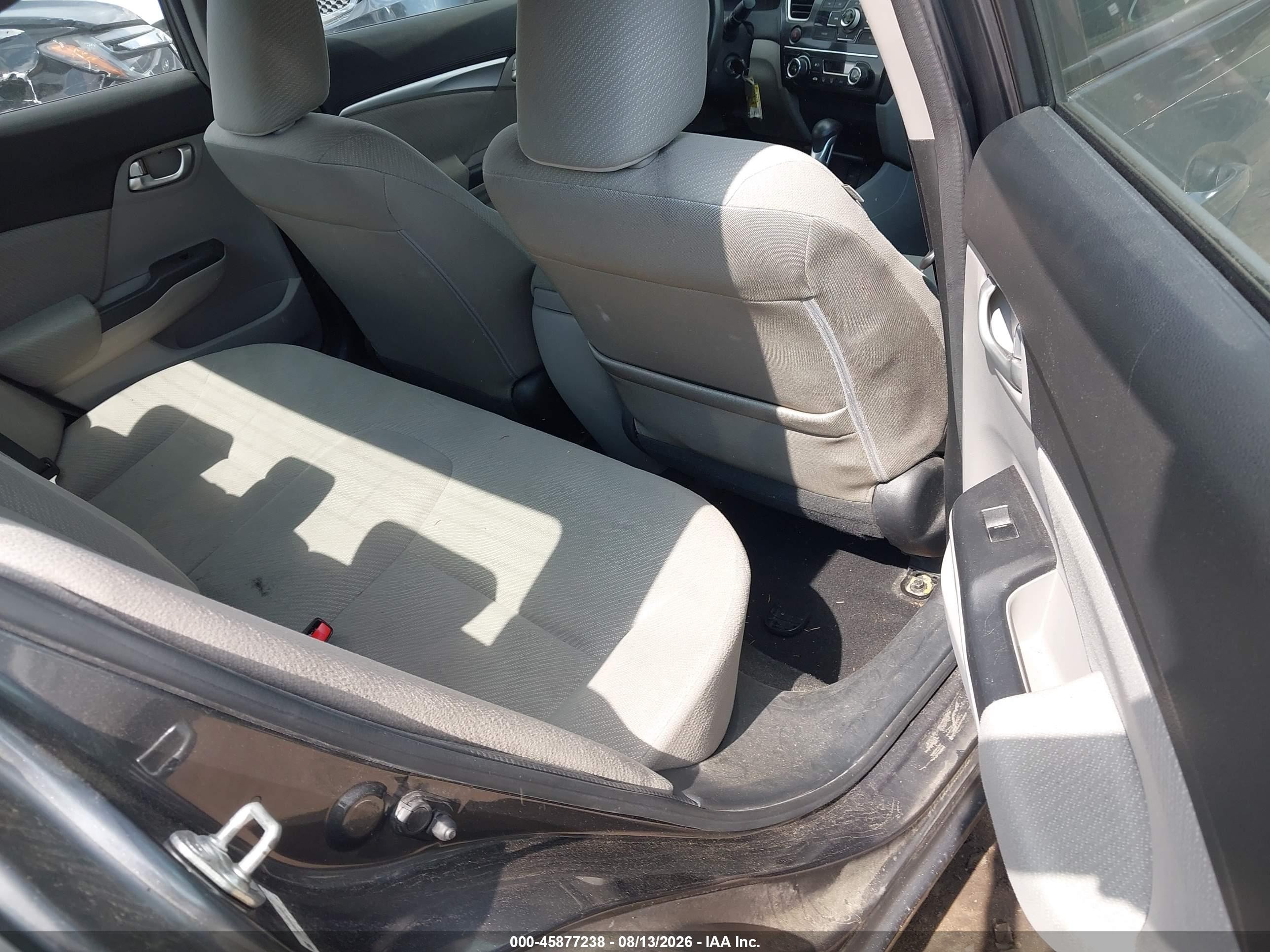 2013 Honda Civic Ex Gray vin: 2HGFB2F85DH534515