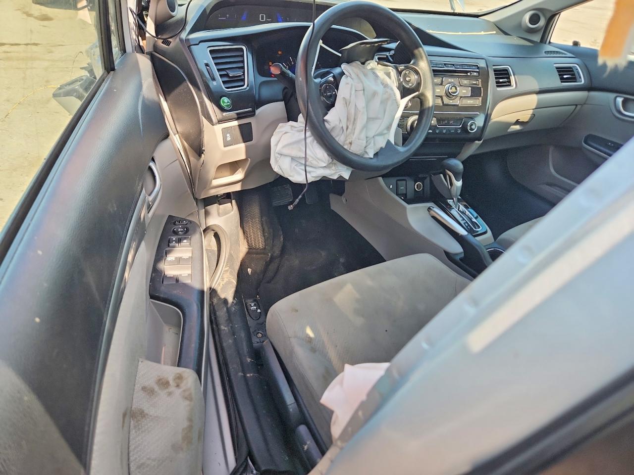 2013 Honda Civic Ex Silver vin: 2HGFB2F85DH558488