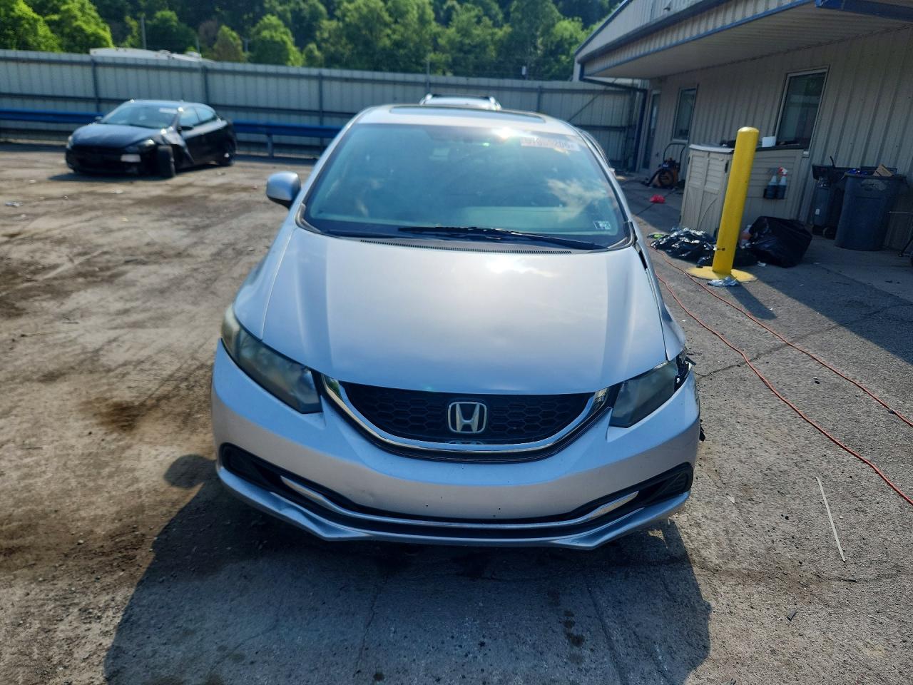 2013 Honda Civic Ex Silver vin: 2HGFB2F85DH558488