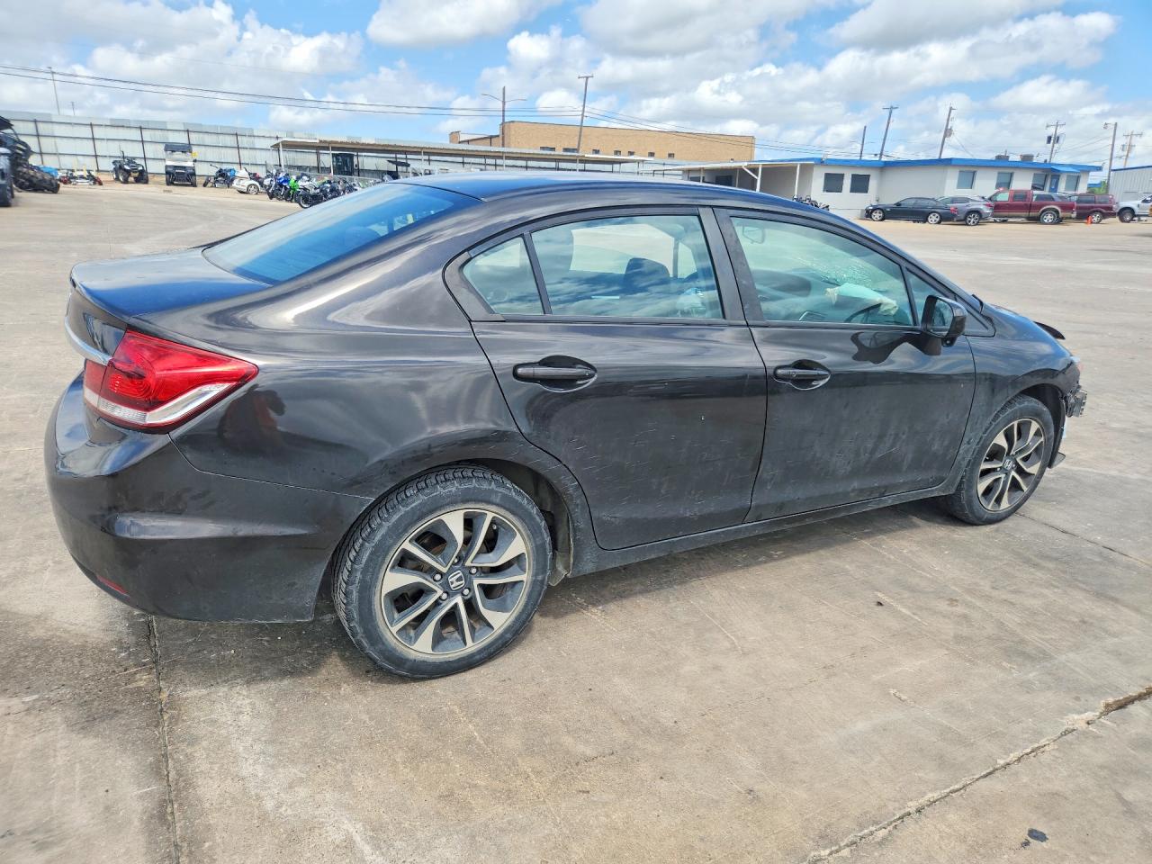 2014 Honda Civic Ex Коричневый vin: 2HGFB2F85EH513777