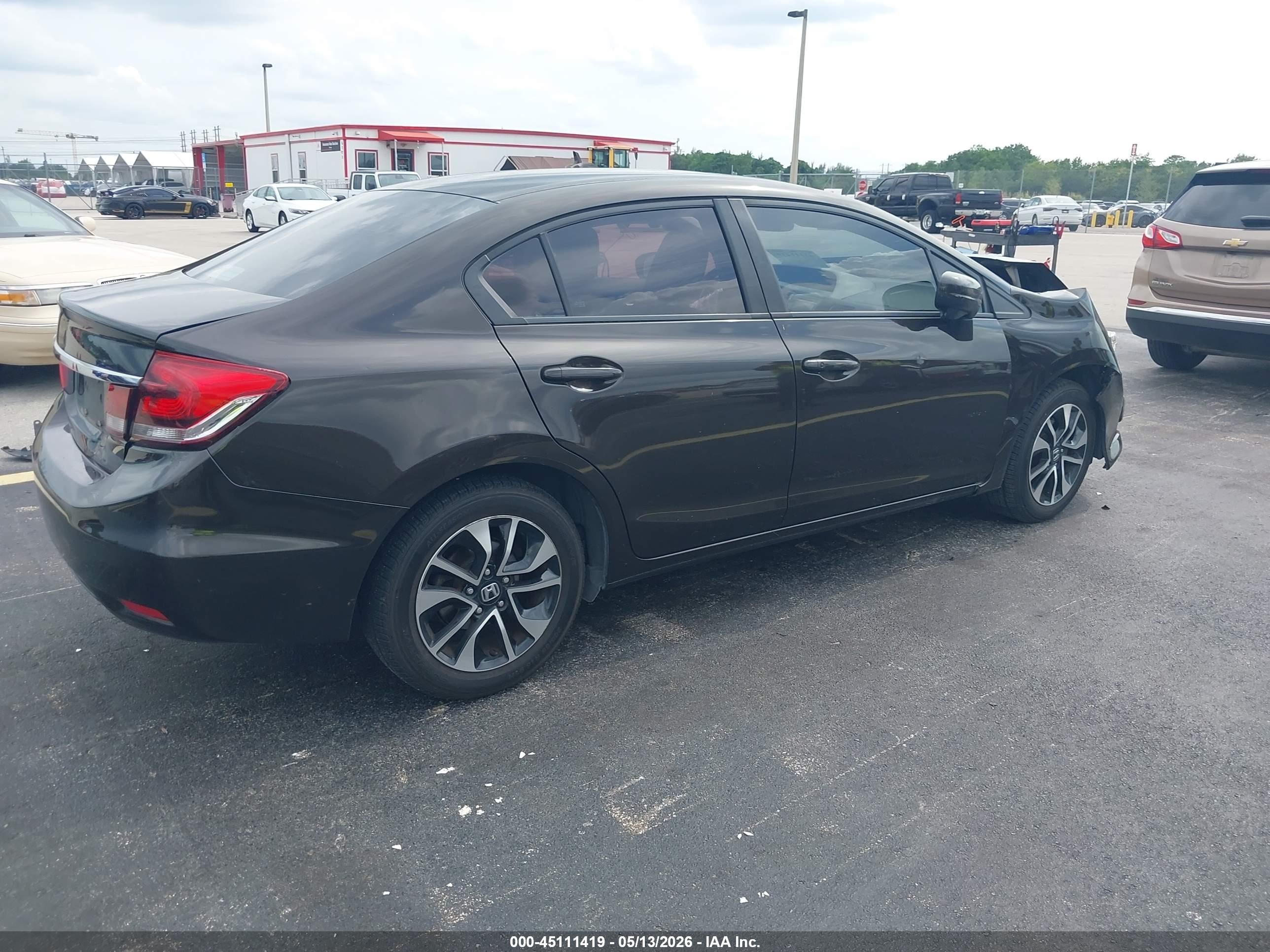 2014 Honda Civic Ex Dark Brown vin: 2HGFB2F85EH520664