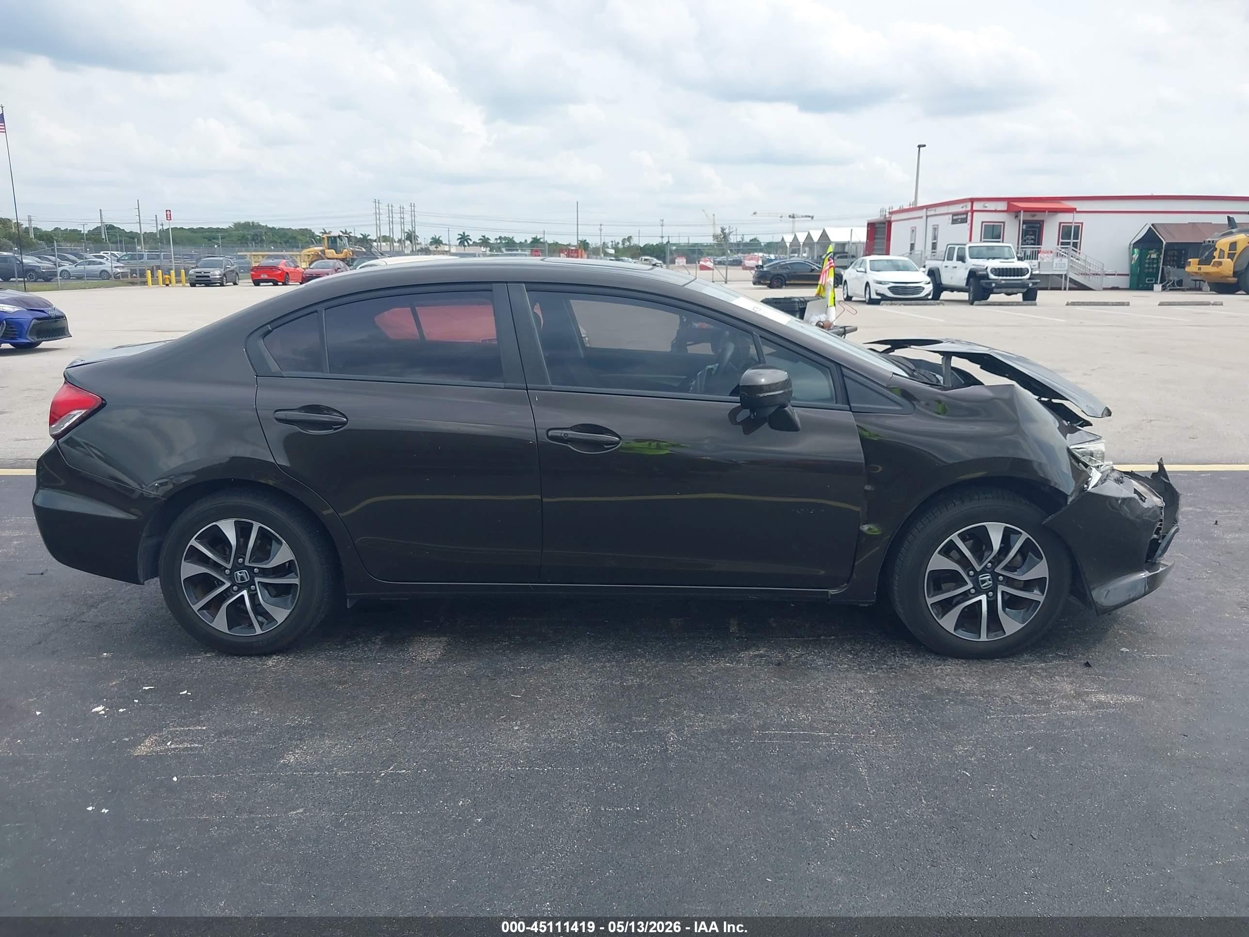 2014 Honda Civic Ex Dark Brown vin: 2HGFB2F85EH520664