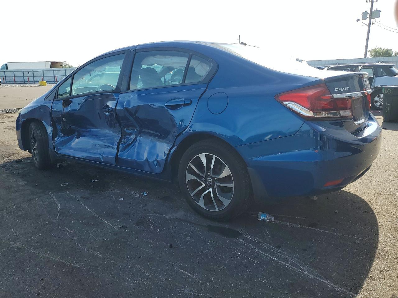 2014 Honda Civic Ex Blue vin: 2HGFB2F85EH537285
