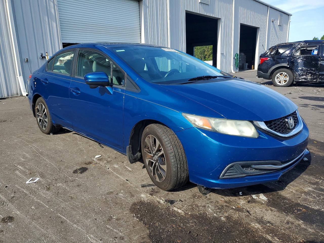 2014 Honda Civic Ex Blue vin: 2HGFB2F85EH537285