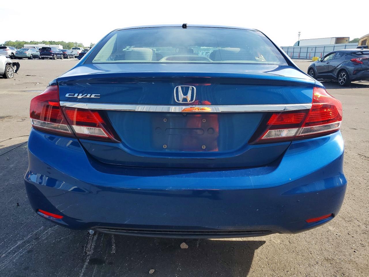 2014 Honda Civic Ex Blue vin: 2HGFB2F85EH537285