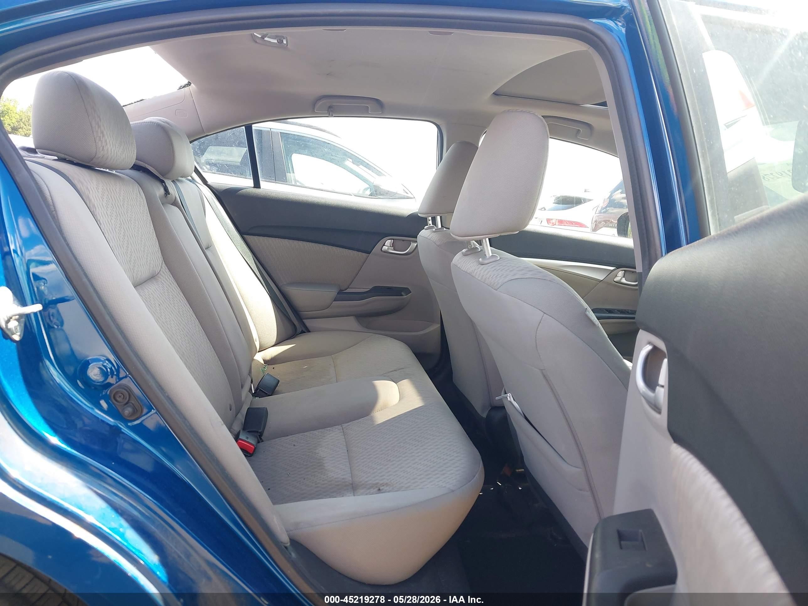 2014 Honda Civic Ex Blue vin: 2HGFB2F85EH549405