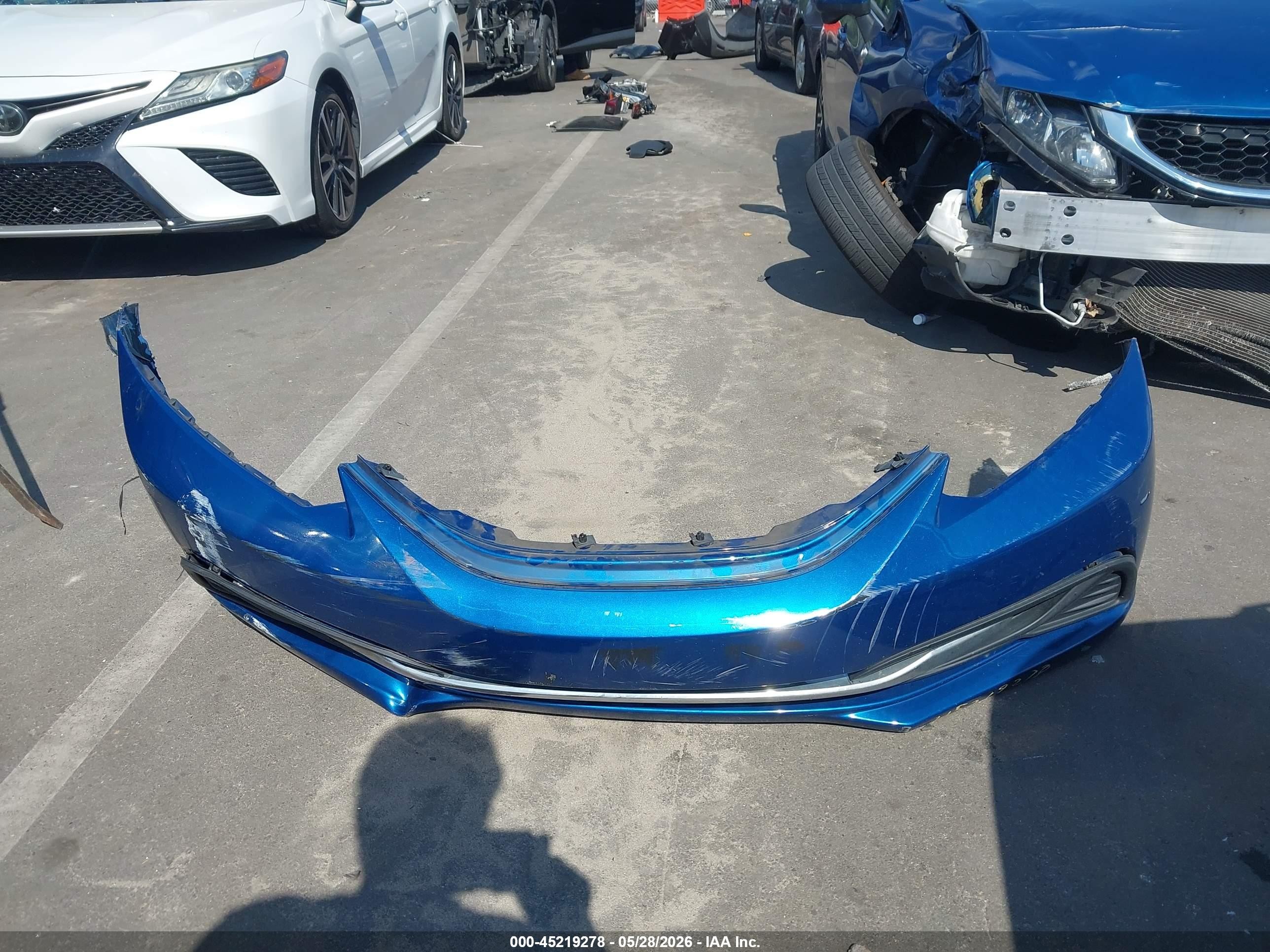2014 Honda Civic Ex Blue vin: 2HGFB2F85EH549405