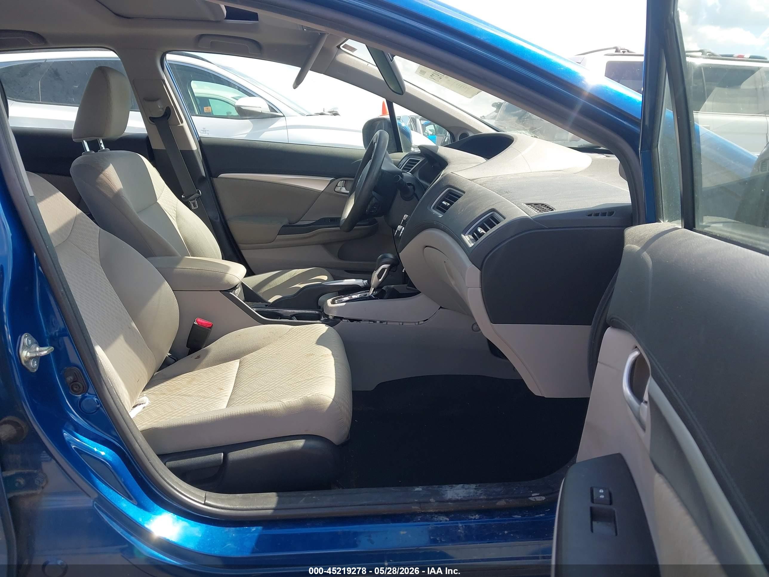 2014 Honda Civic Ex Blue vin: 2HGFB2F85EH549405