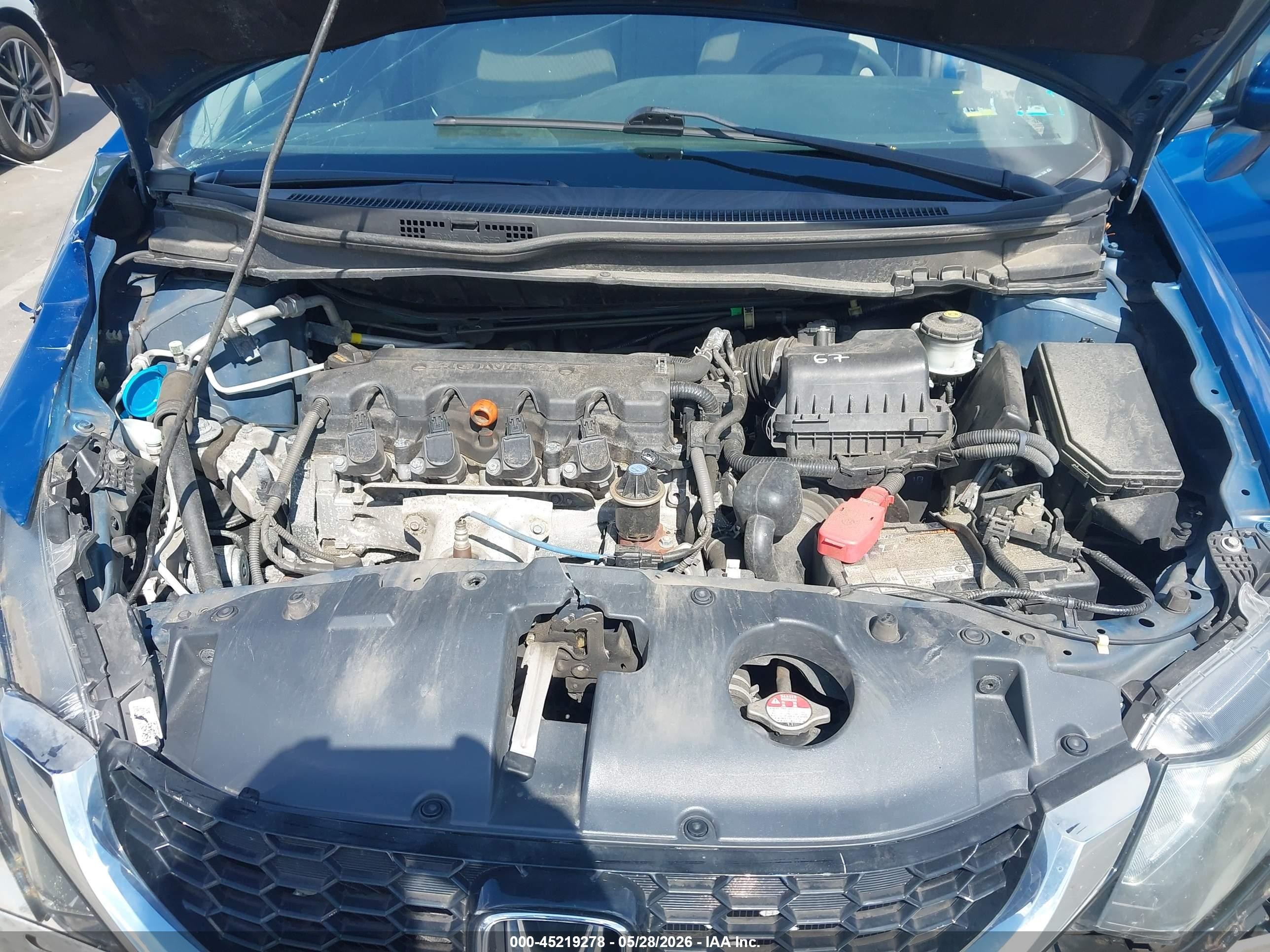 2014 Honda Civic Ex Blue vin: 2HGFB2F85EH549405