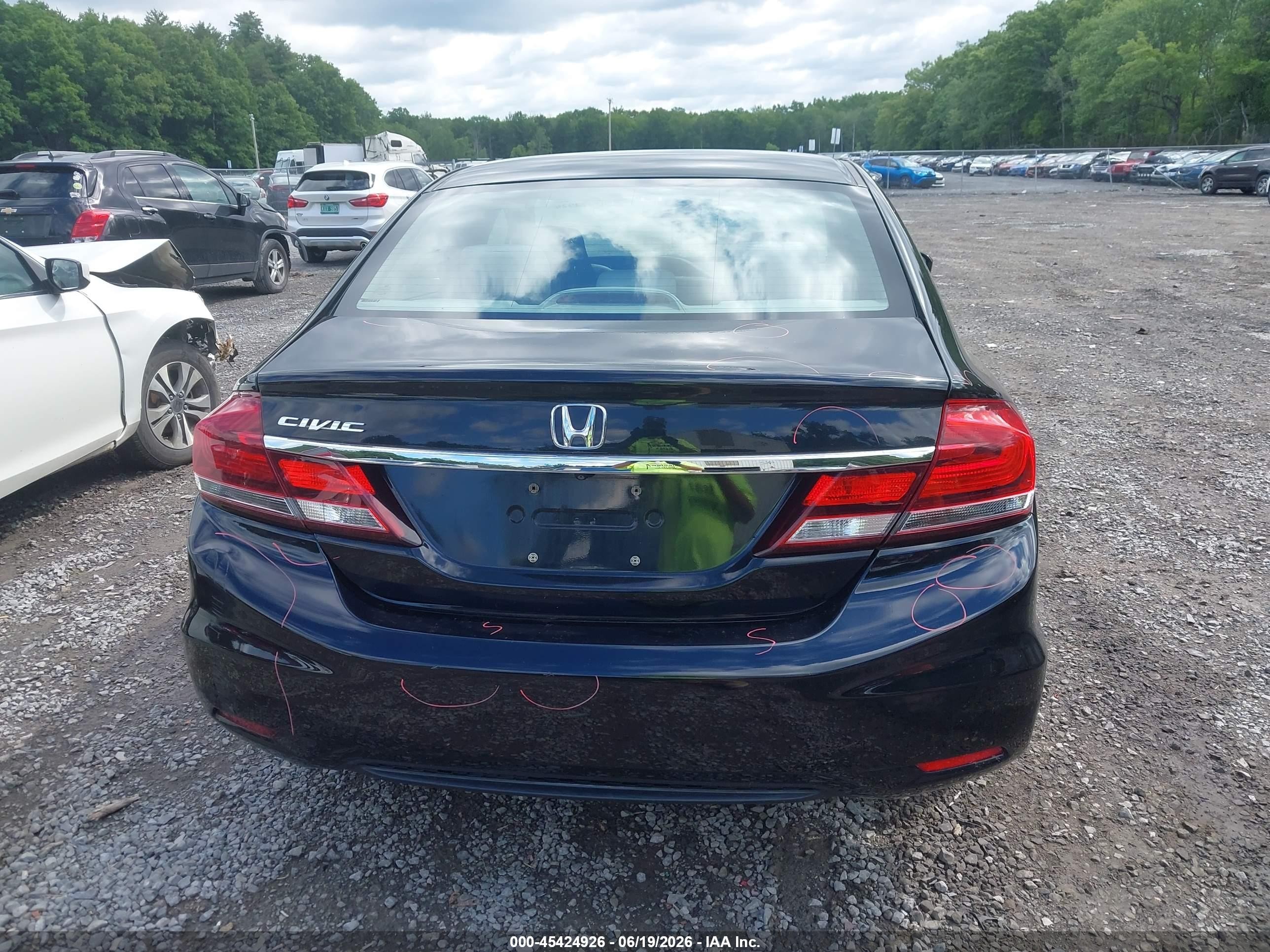 2014 Honda Civic Ex Black vin: 2HGFB2F85EH554586